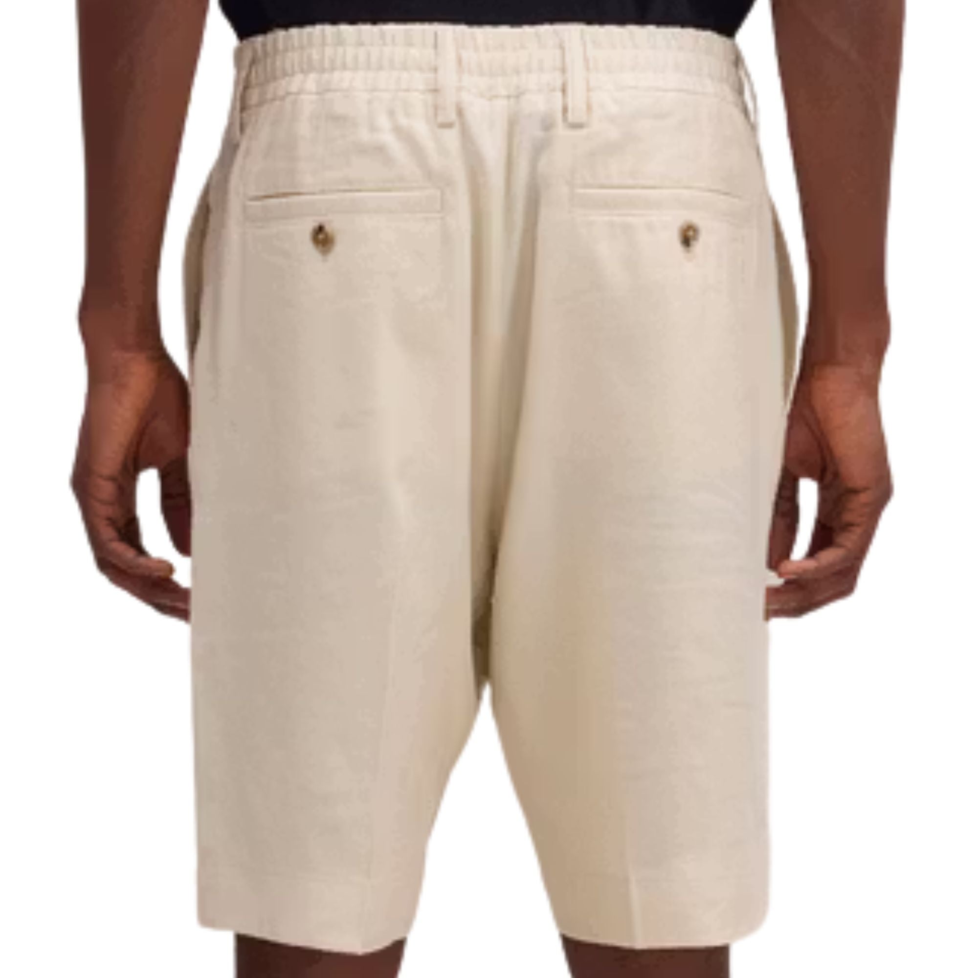 Billie Linen Blend Shorts - Ecru
