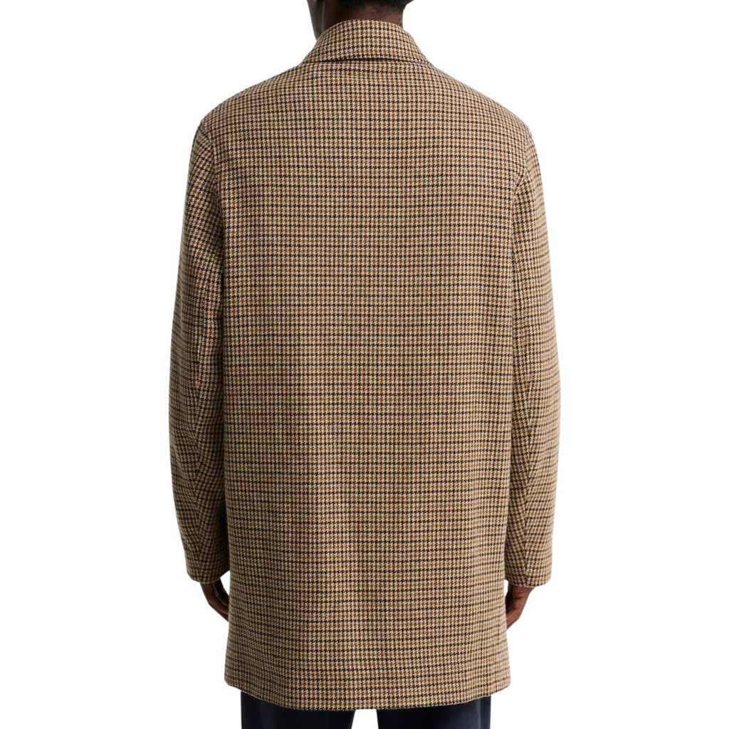 Barbour Modified Border Wool Jacket - Dark Sand