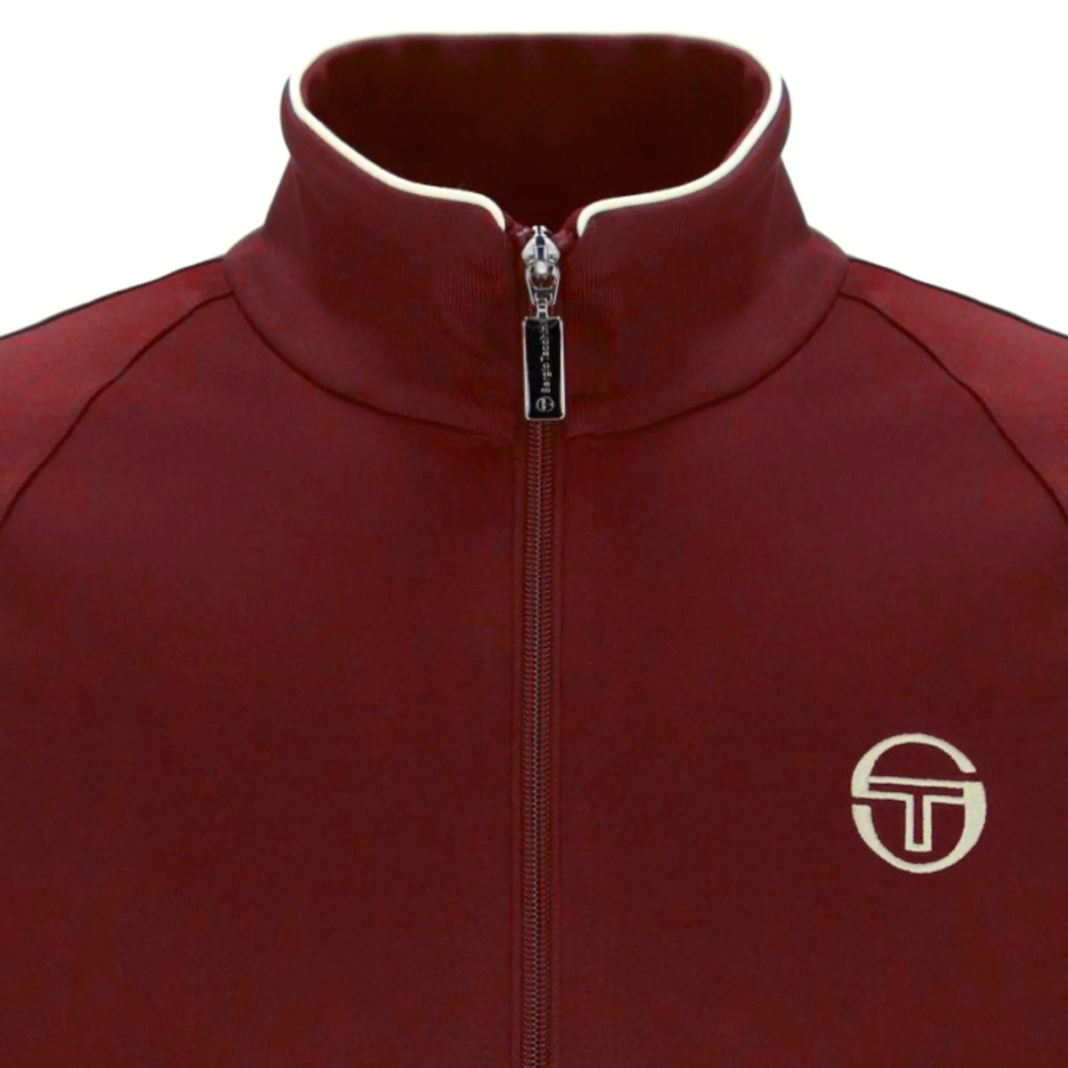 Sergio Tacchini x Stuarts x Stuarts Orion Track Top - Merlot/Buttercream