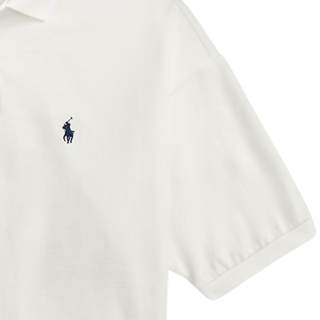 Polo Ralph Lauren Relaxed Fit Mesh Polo Shirt - White