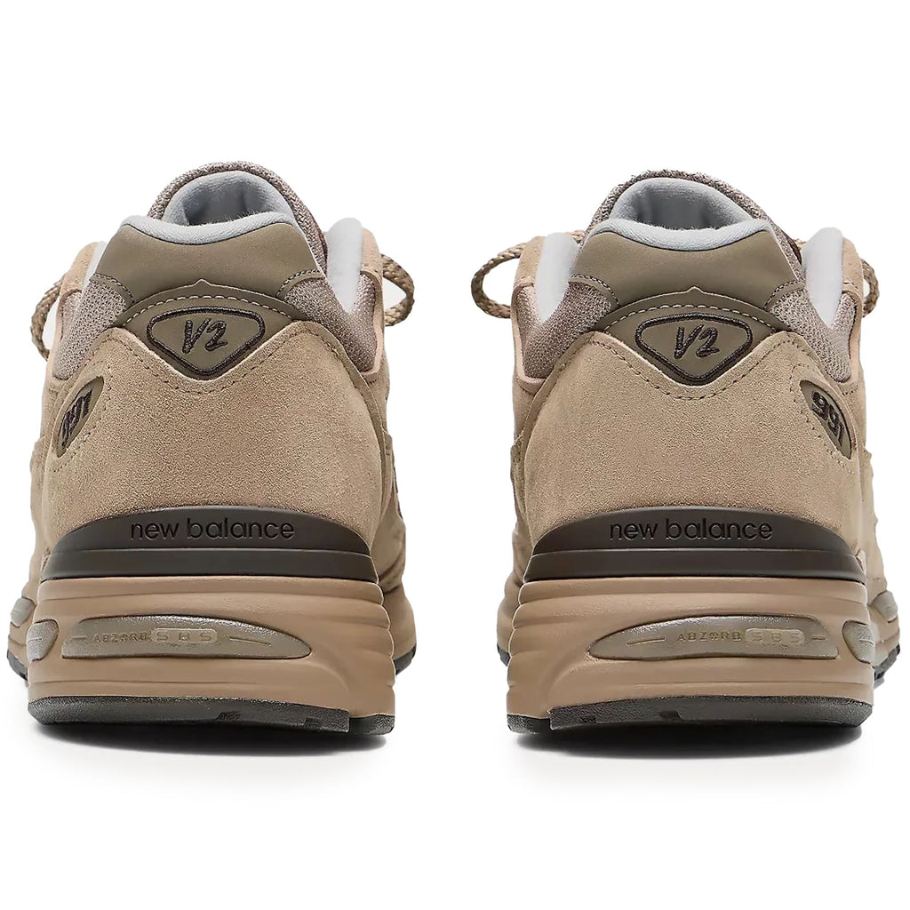 New Balance Made In UK 991V2 Trainers - Walnut