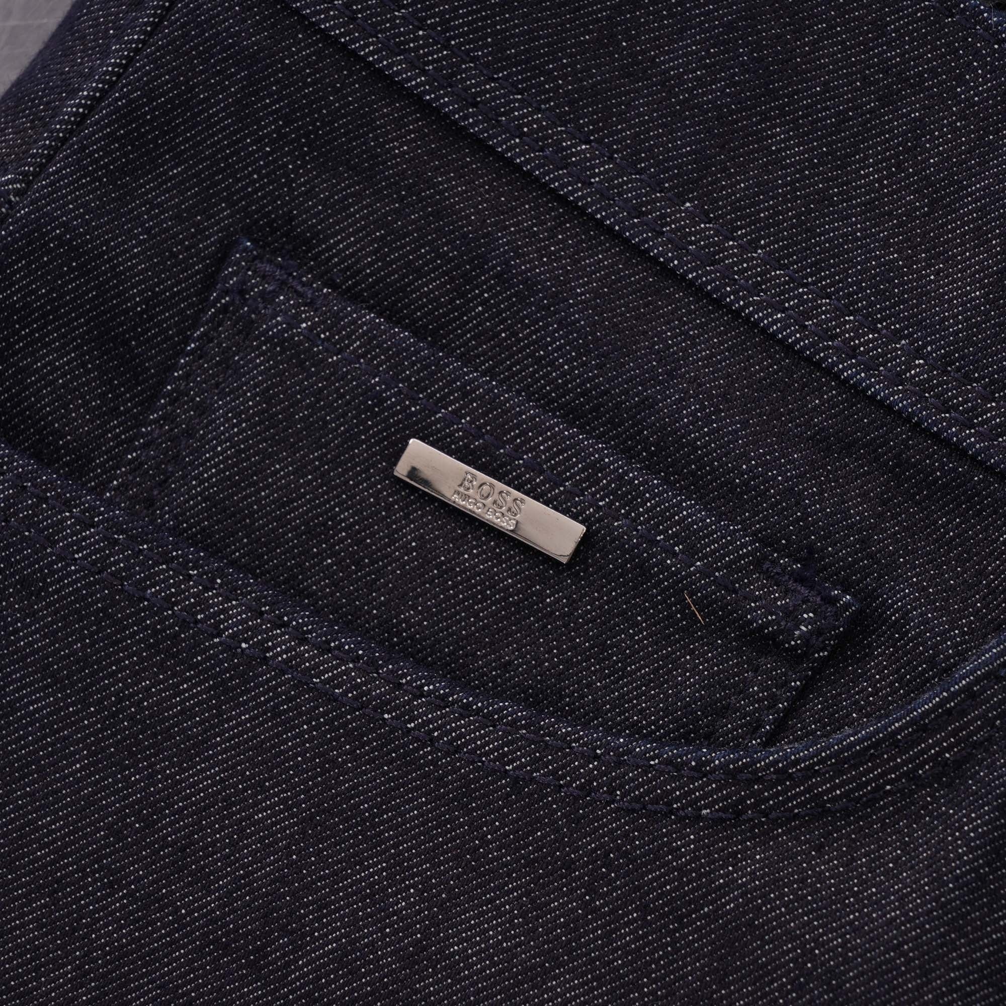 Boss Slim fit Italian Stretch Denim Jeans - Navy