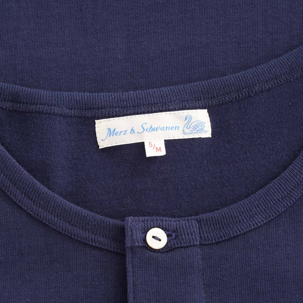 207 Henley Quarter Sleeve - Ink Blue