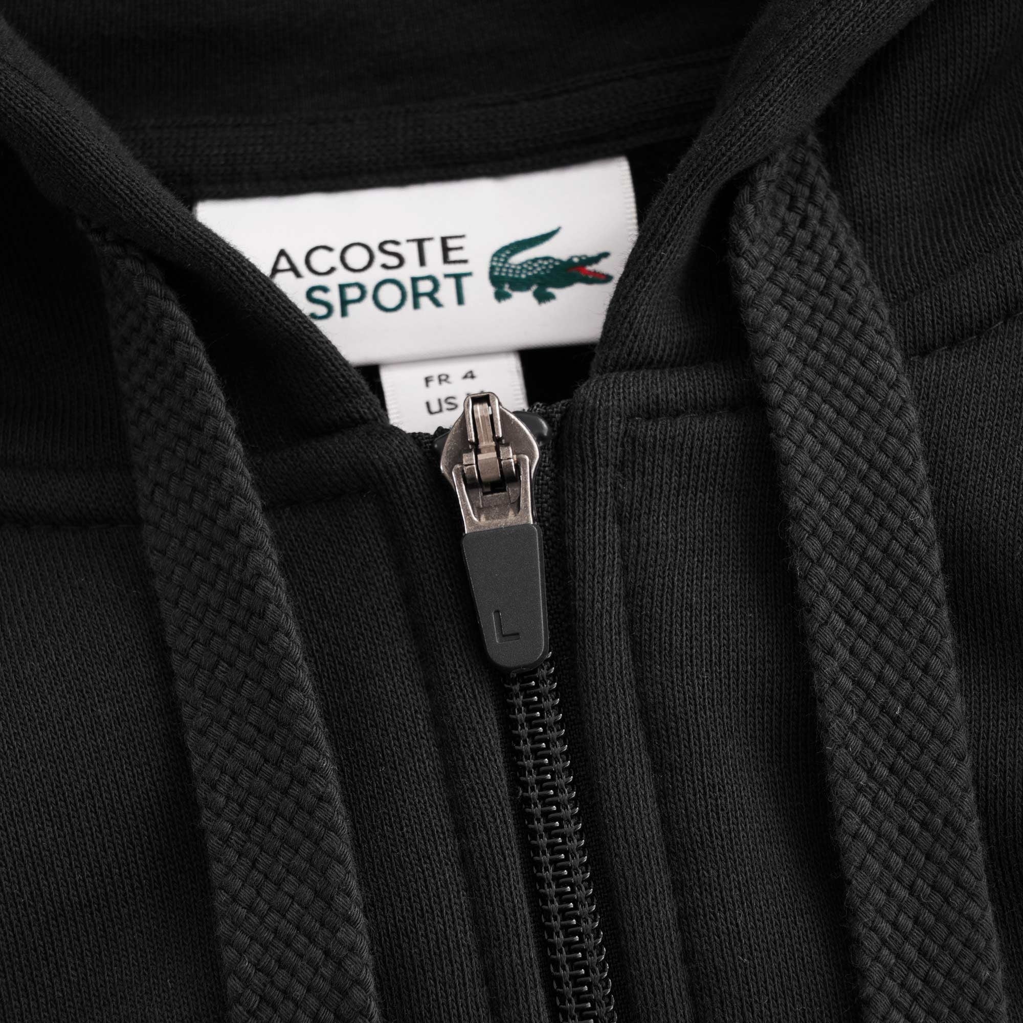 Full Zip Sweatshirt - Black