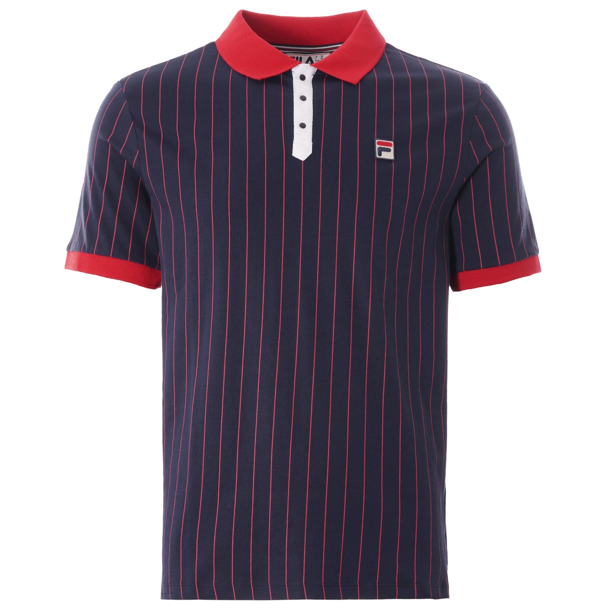 BB1 Polo Shirt - Peacoat & Chinese Red