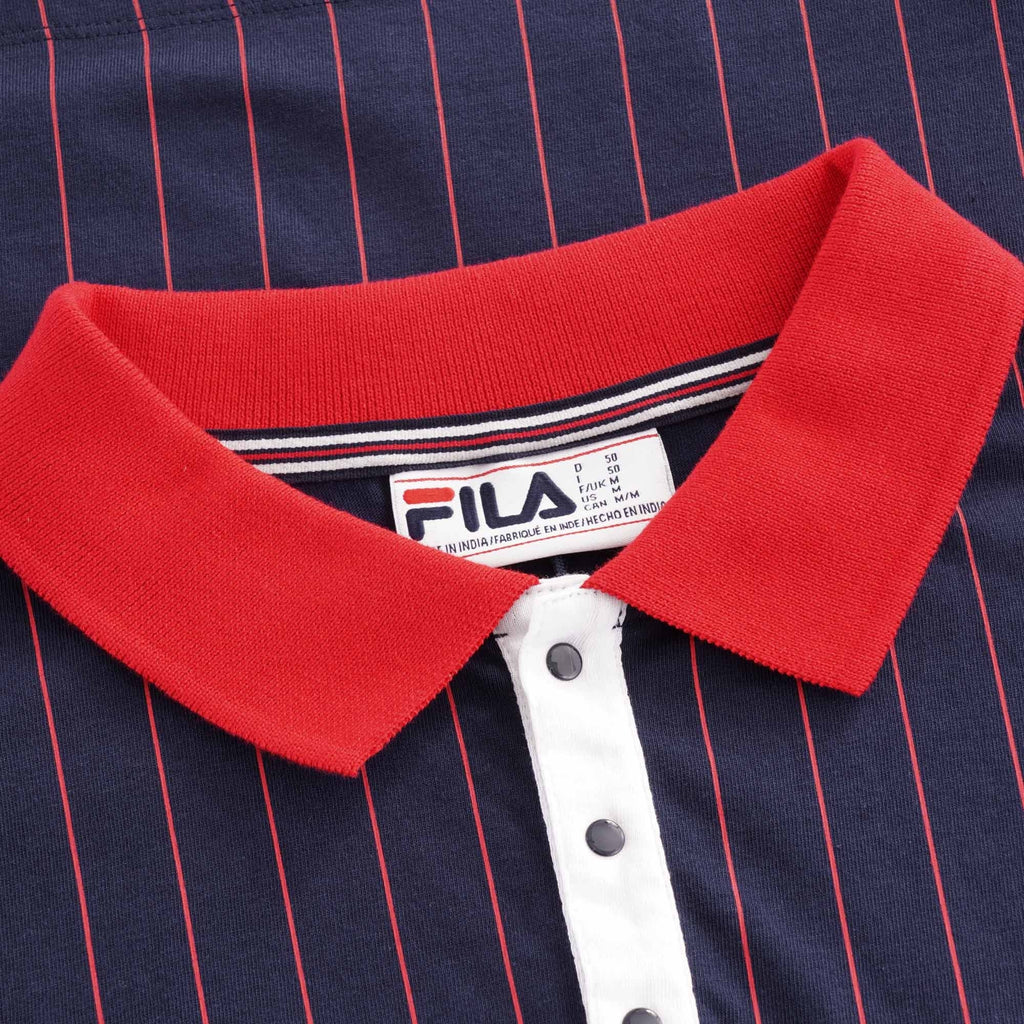 BB1 Polo Shirt - Peacoat & Chinese Red