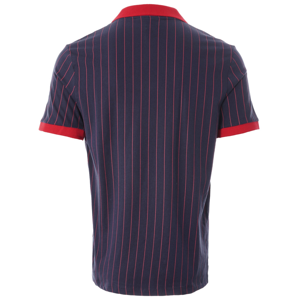 BB1 Polo Shirt - Peacoat & Chinese Red