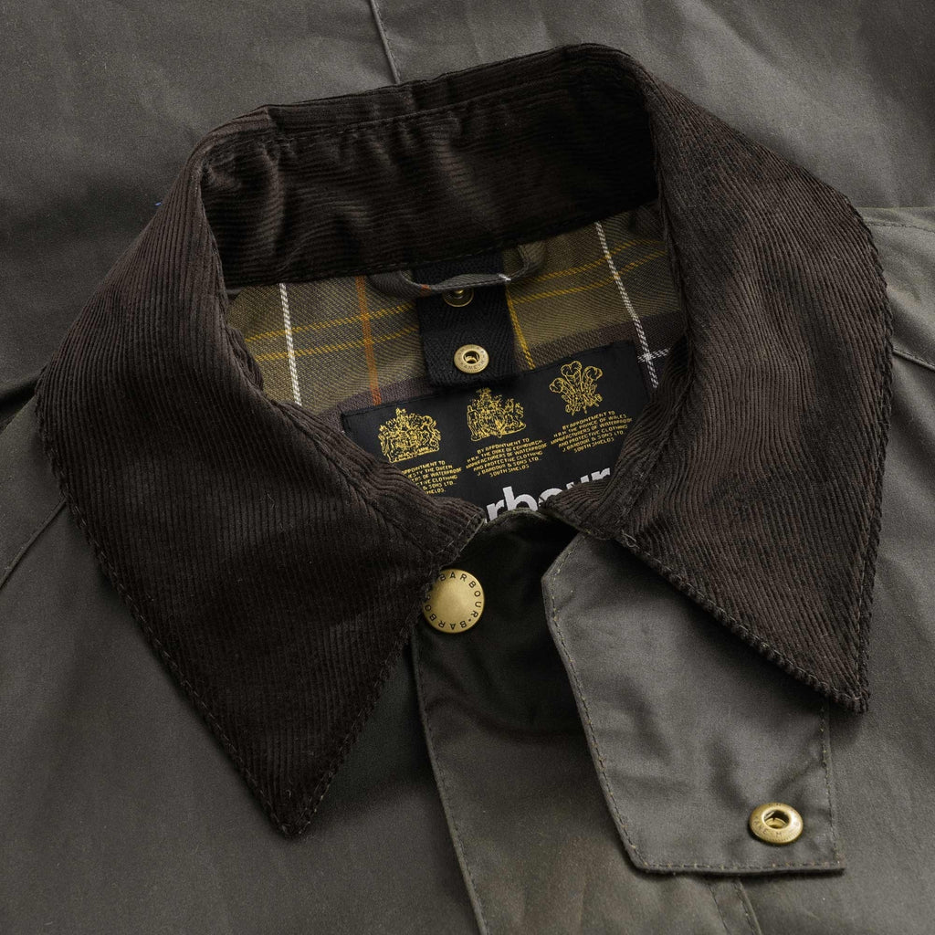 Ashby Wax Cotton Jacket - Olive