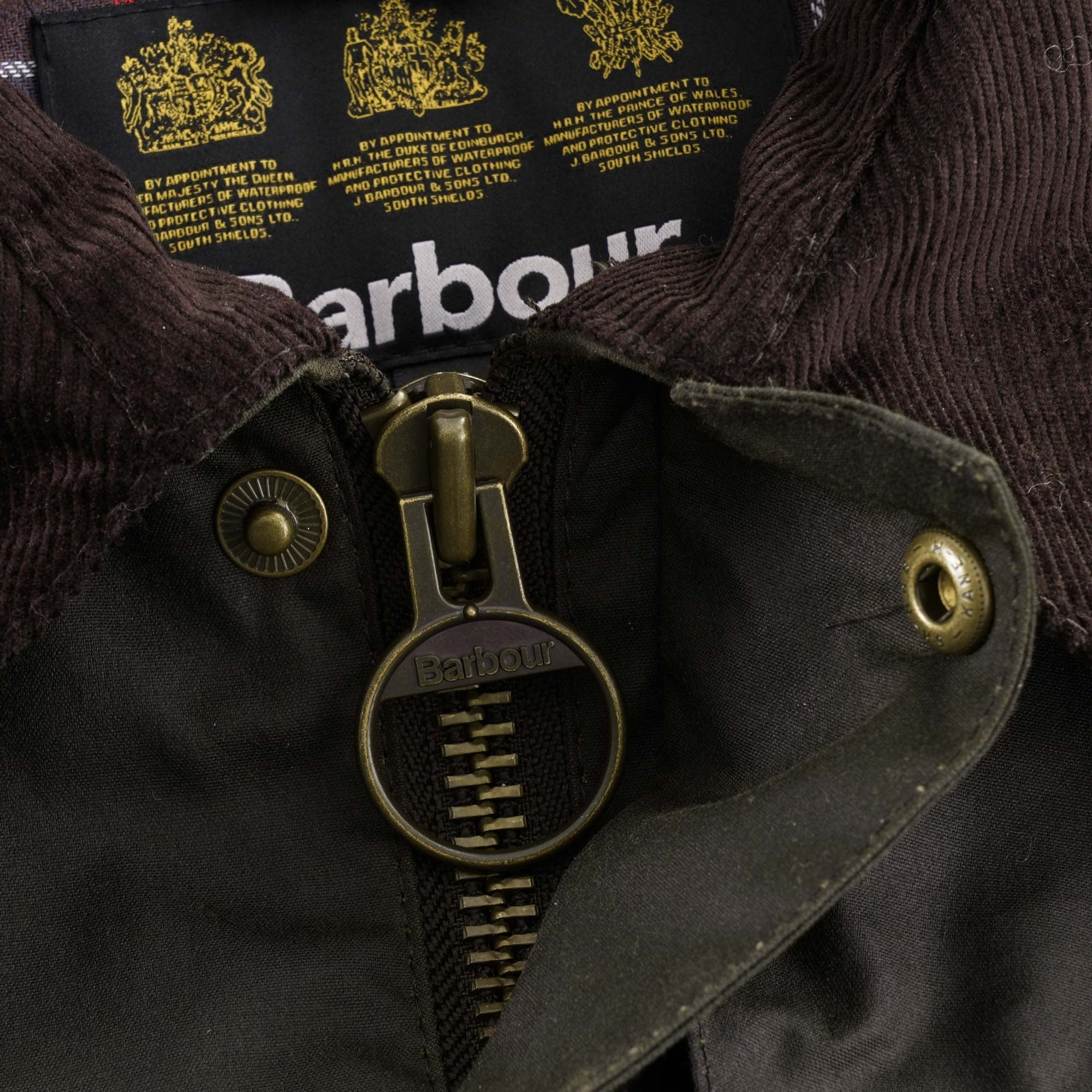 Ashby Wax Cotton Jacket - Olive