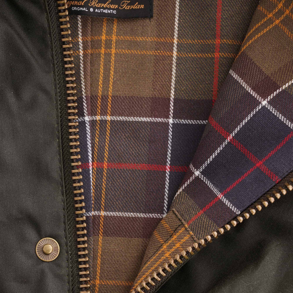 Ashby Wax Cotton Jacket - Olive