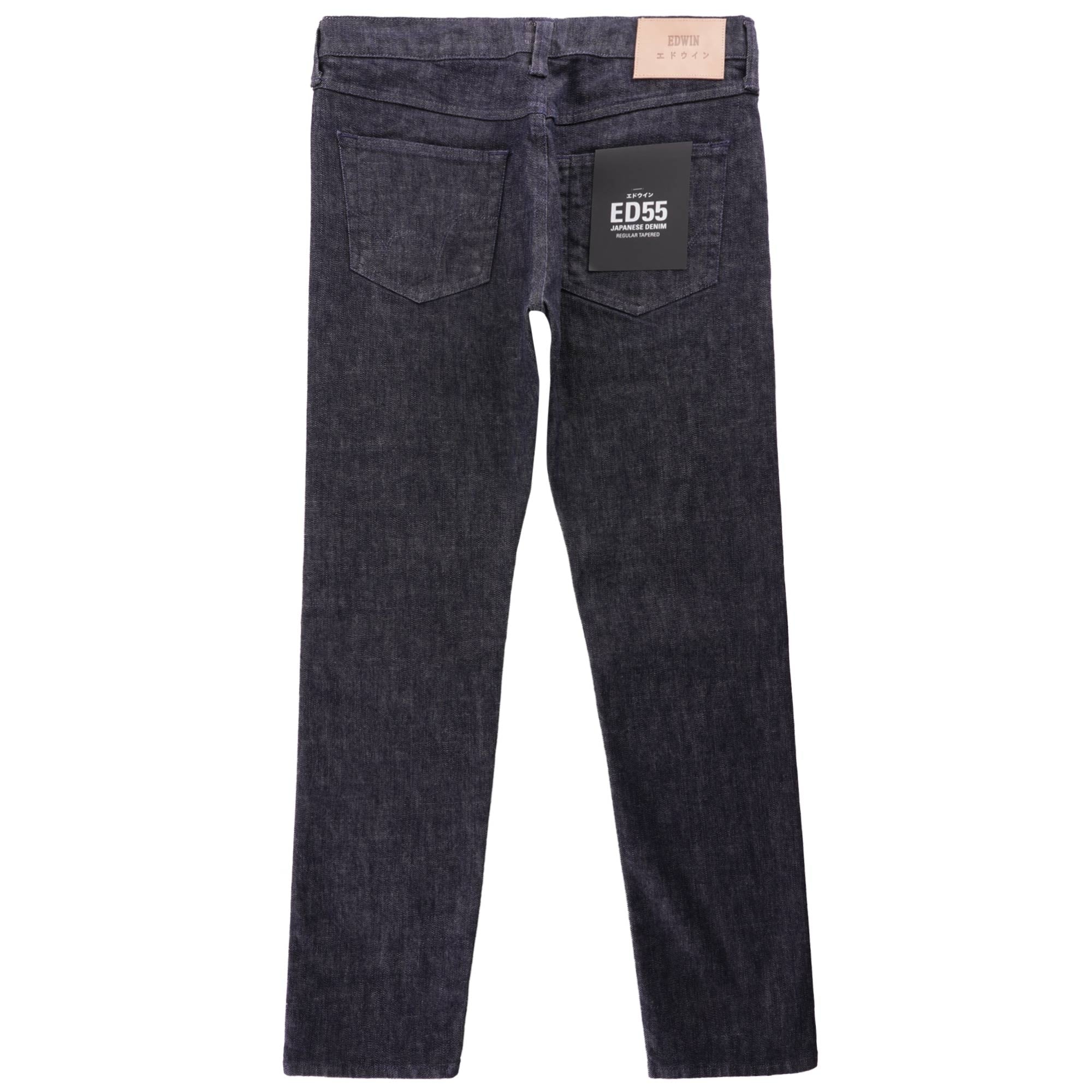 Edwin ED-55 Regular Tapered Jeans - Denim Blue