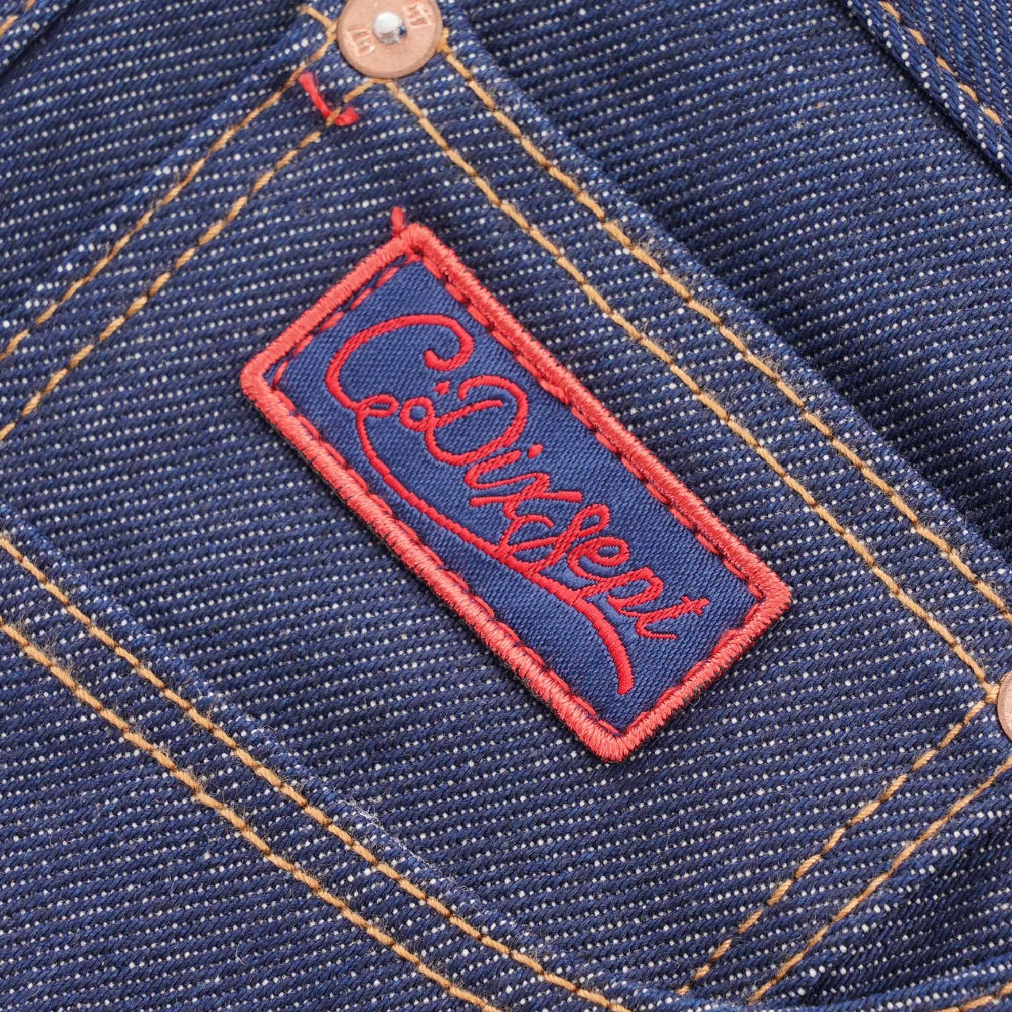 C17 Jeans Cone Mills Denim Regular Tapered Americano Unwashed Raw