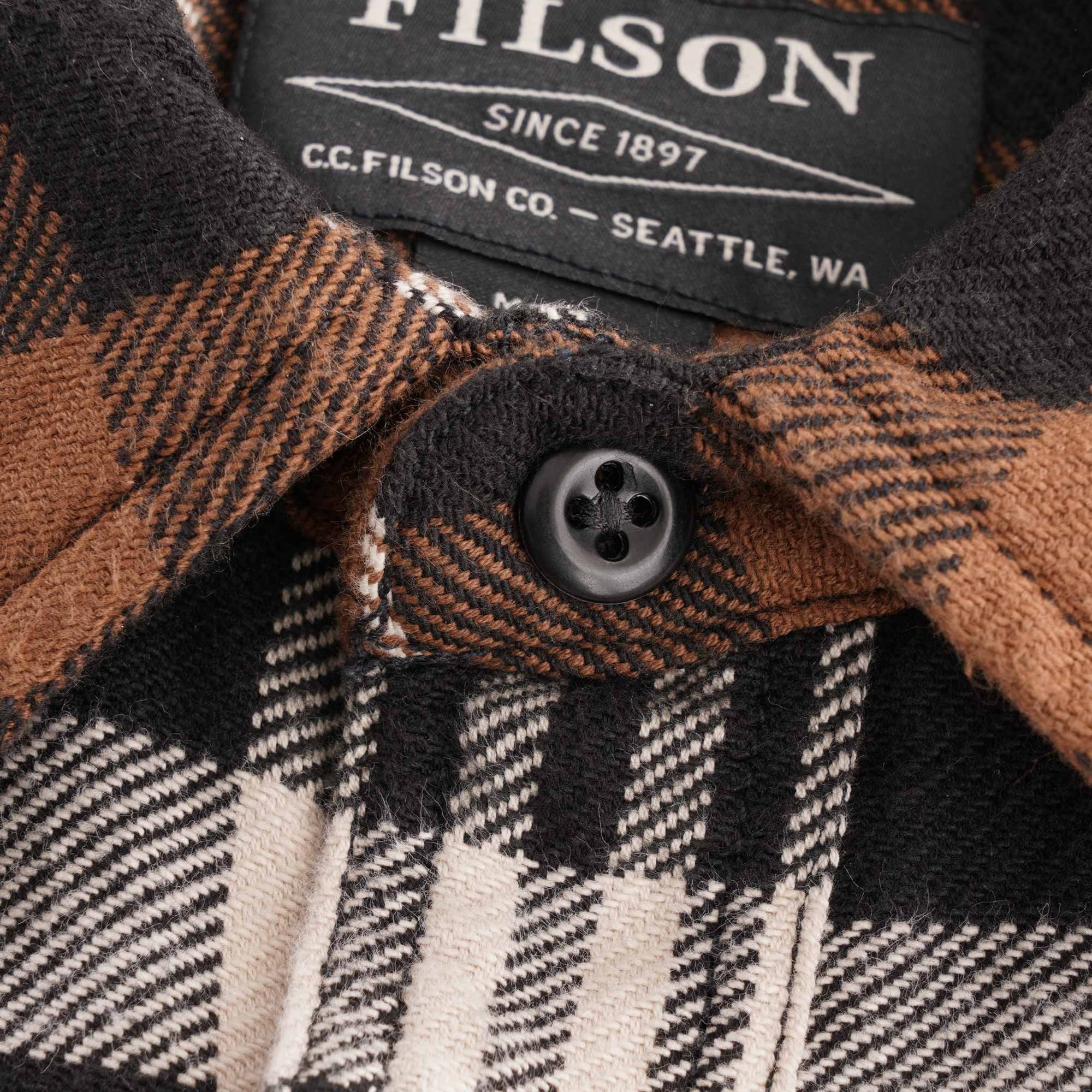 Vintage Work Flannel - Brown/Black