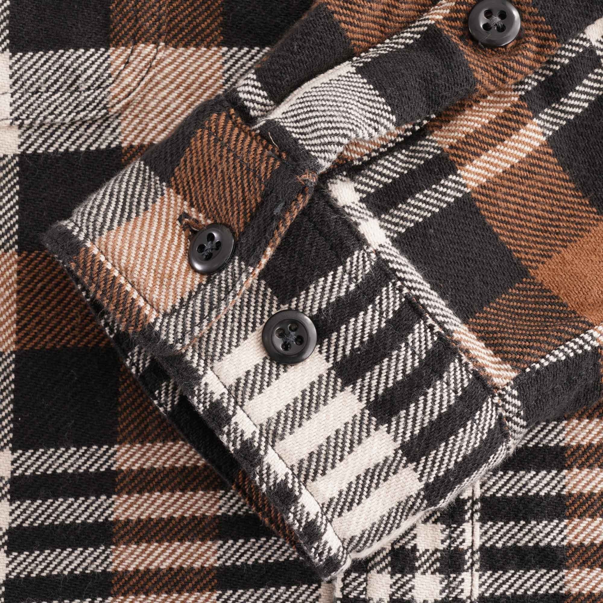 Vintage Work Flannel - Brown/Black