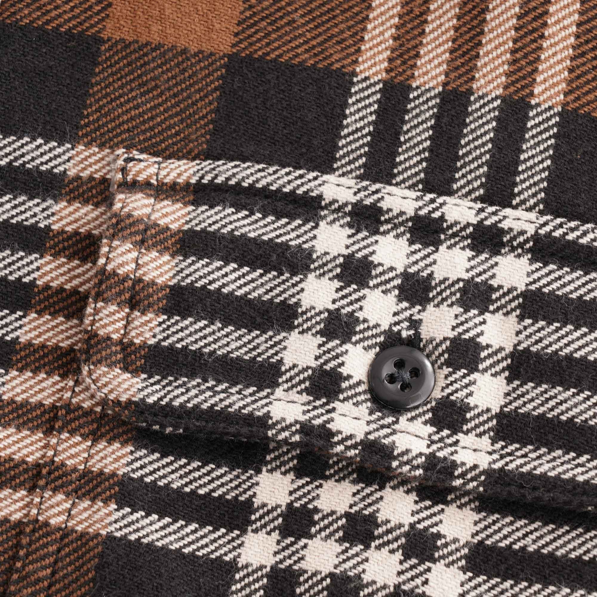 Vintage Work Flannel - Brown/Black