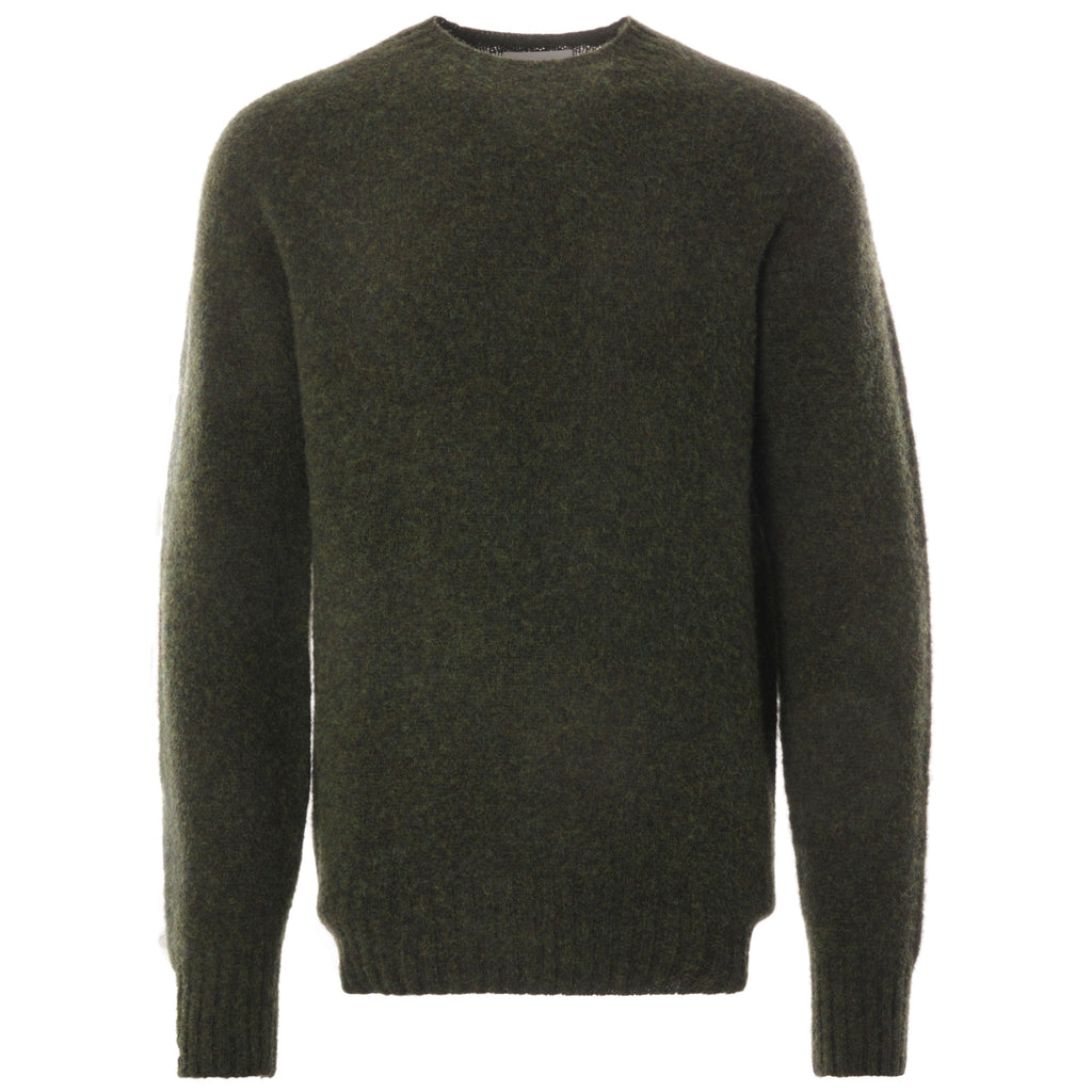 Suedehead Lambswool Jumper - Olive