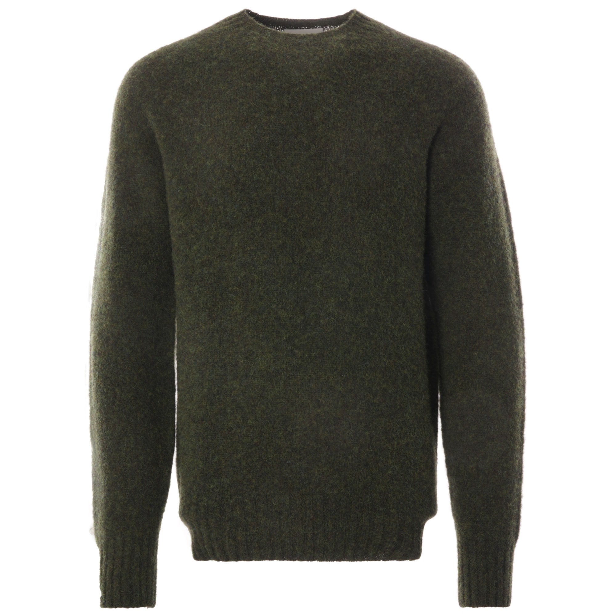Suedehead Lambswool Jumper - Olive