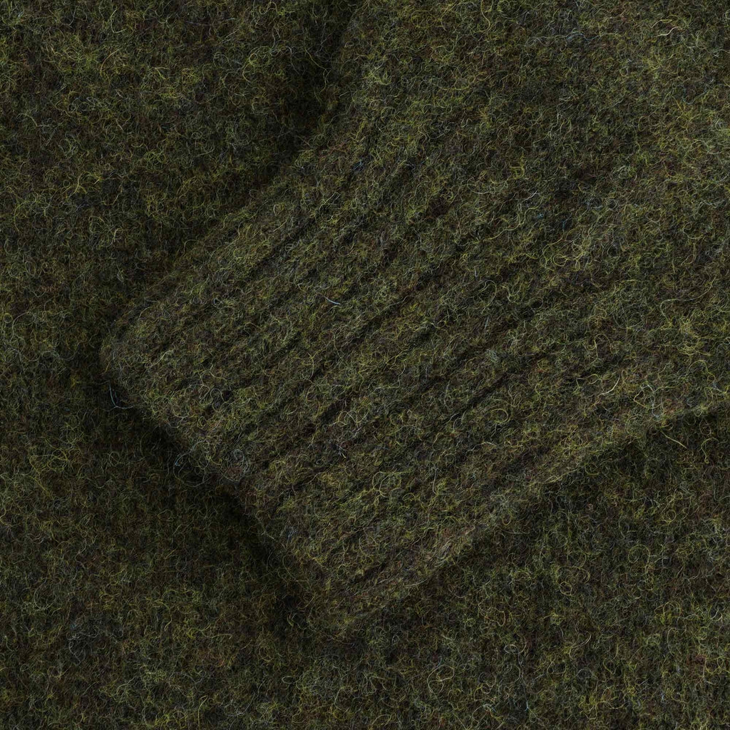 Suedehead Lambswool Jumper - Olive