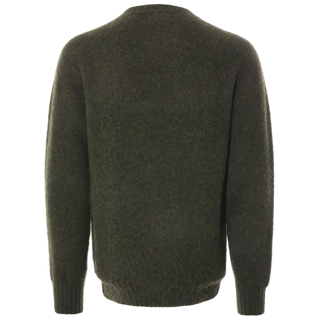 Suedehead Lambswool Jumper - Olive