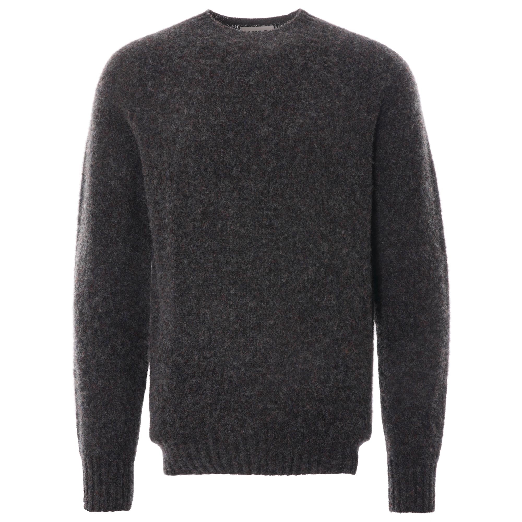 Suedehead Lambswool Jumper - Charcoal