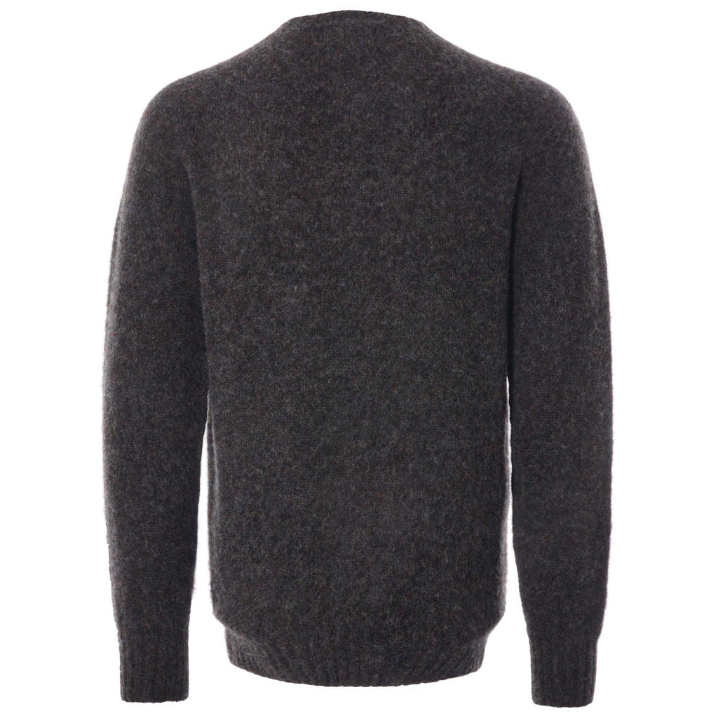Suedehead Lambswool Jumper - Charcoal