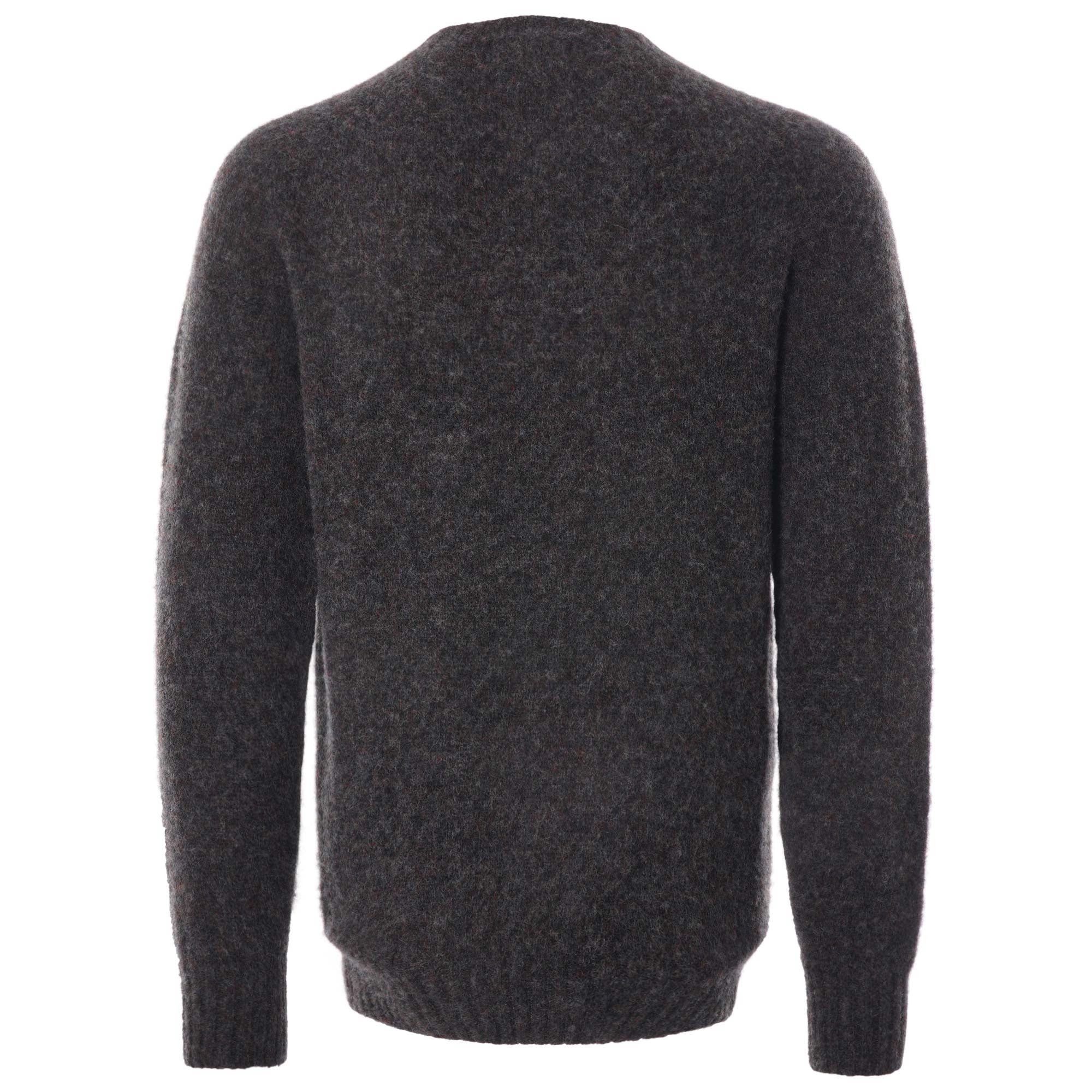 Suedehead Lambswool Jumper - Charcoal
