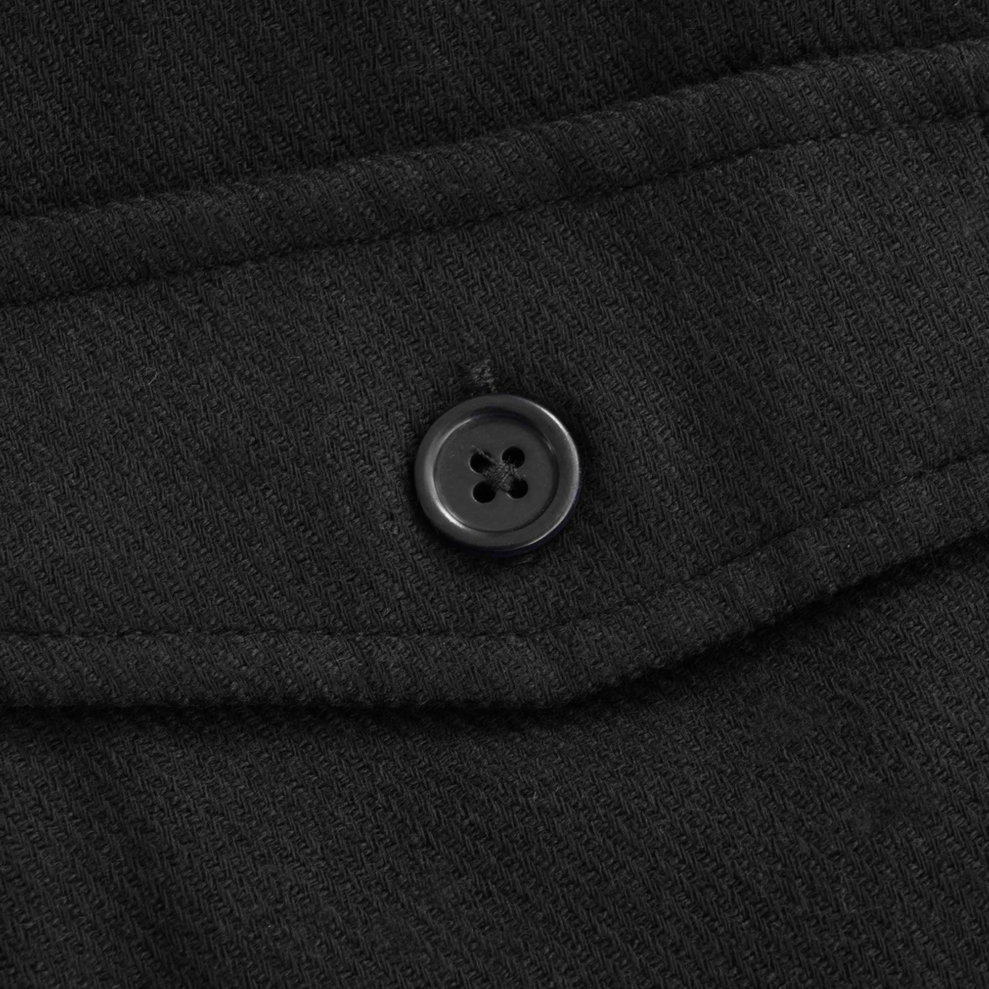 Delinquents Cotton Shirt - Black