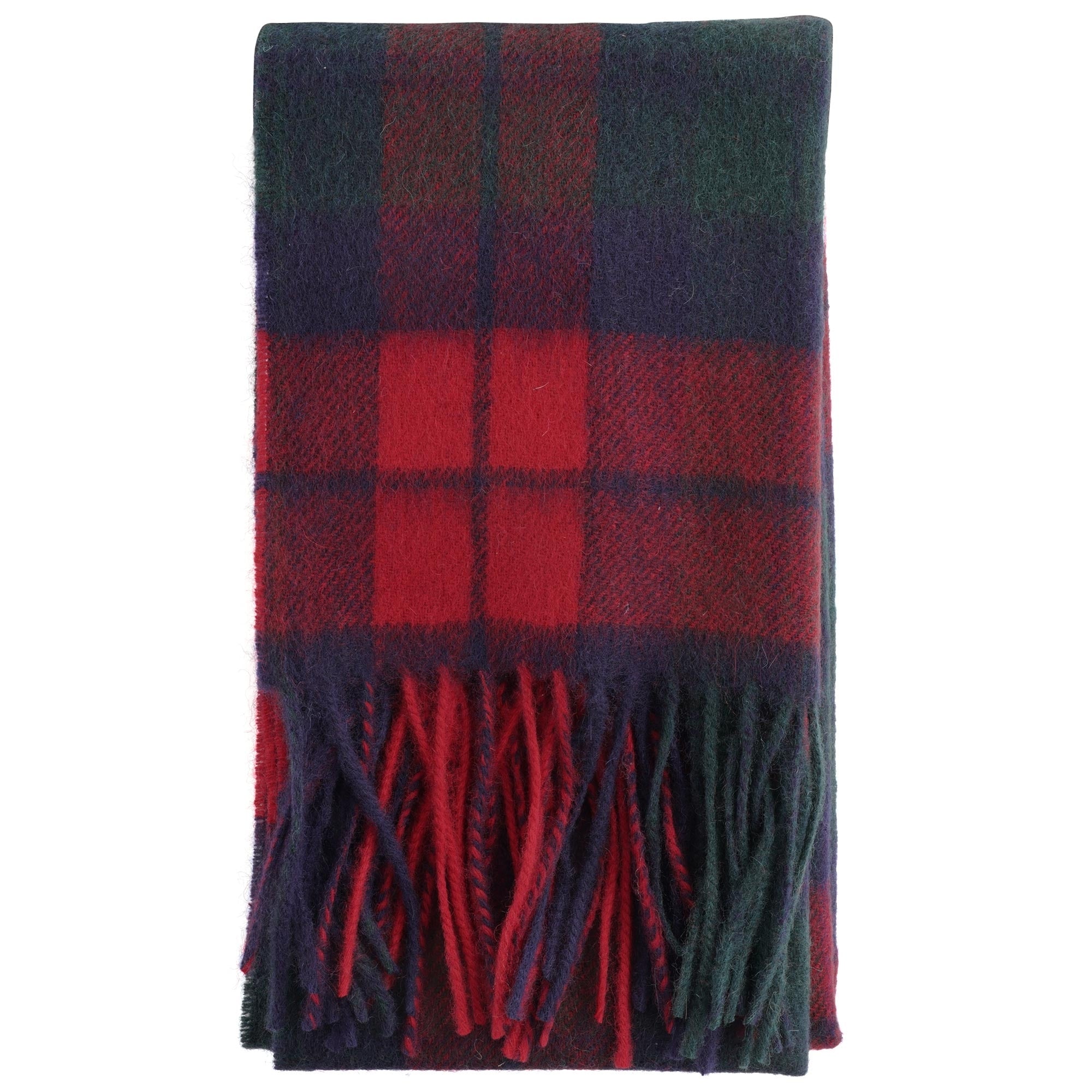 Barbour New Check Tartan Scarf - Bright Red