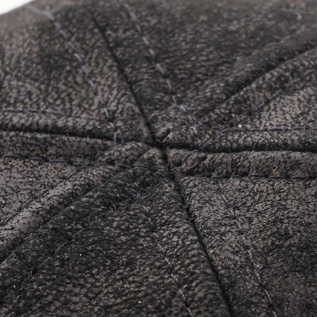 Leather Docker Hat - Black