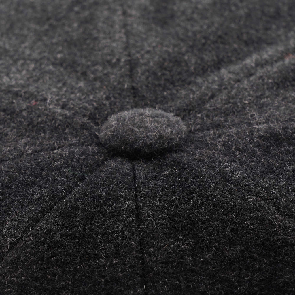 Stetson Hats Wool Cashmere Newsboy Cap - Dark Grey