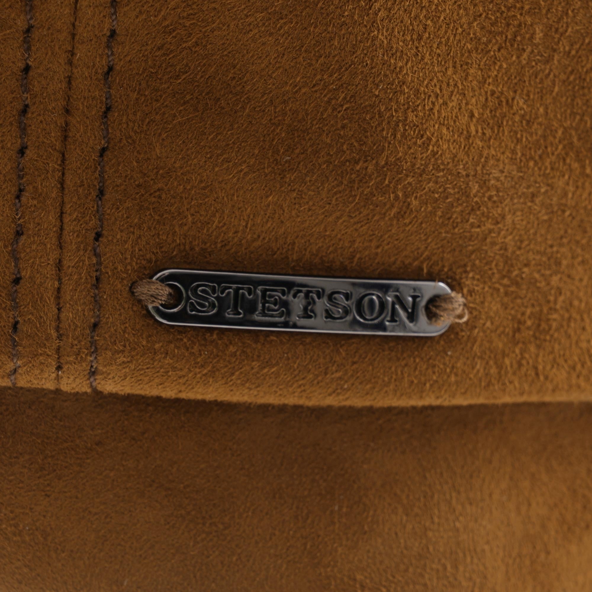 Stetson Hats Hatteras Goat Suede Newsboy Cap - Brown