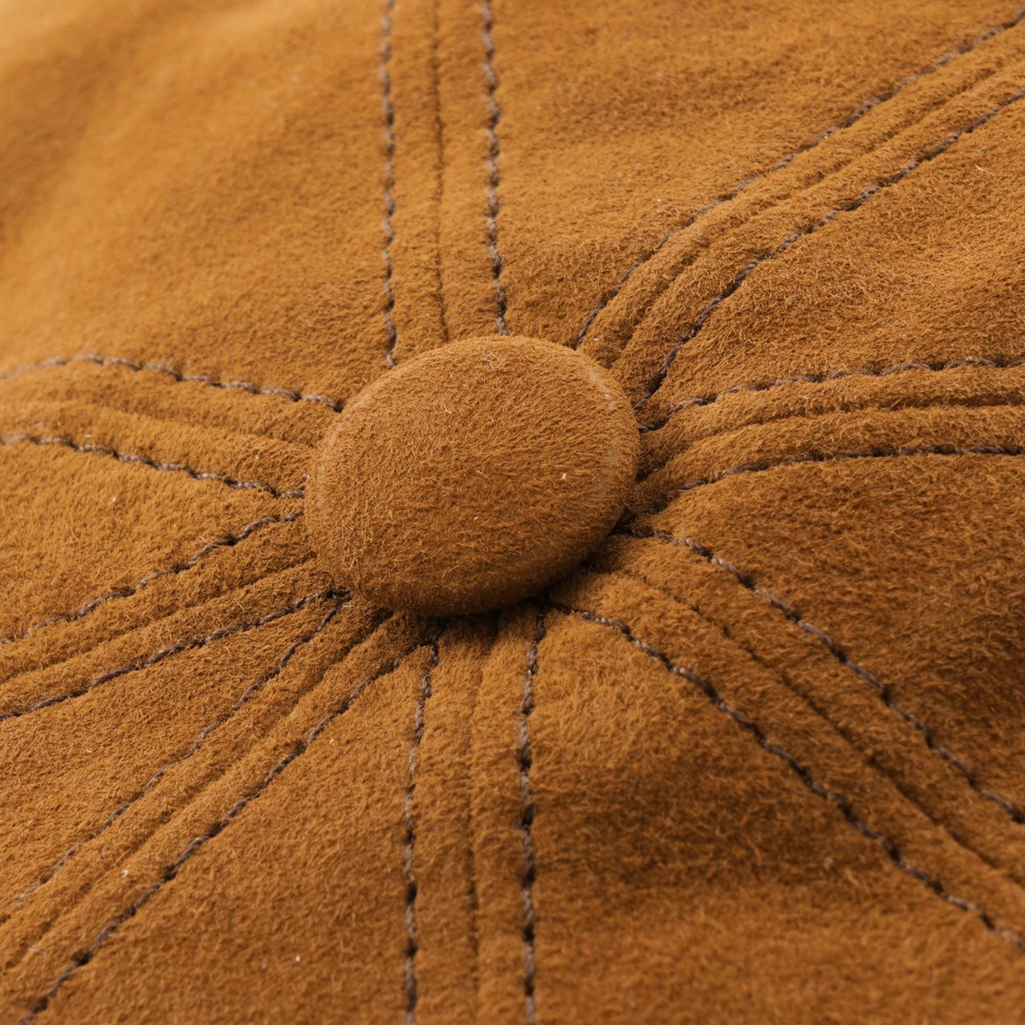 Stetson Hats Hatteras Goat Suede Newsboy Cap - Brown
