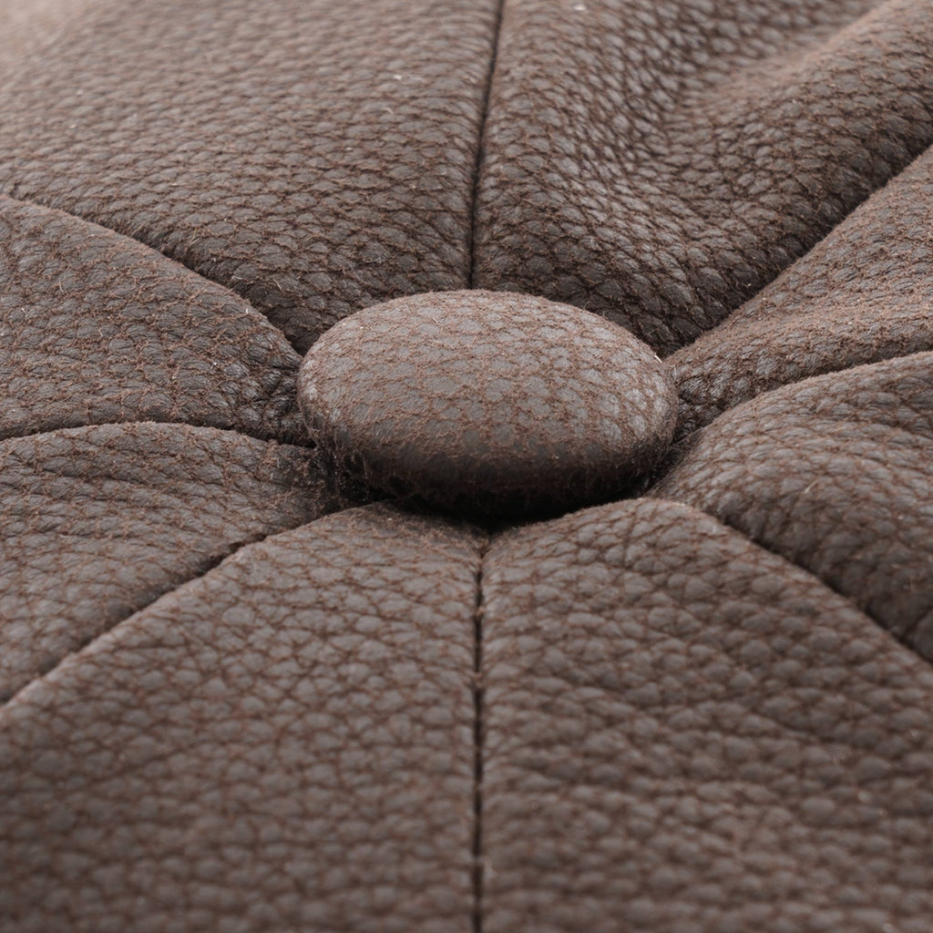 Stetson Hats Hatteras Chevrette Leather Cap - Brown