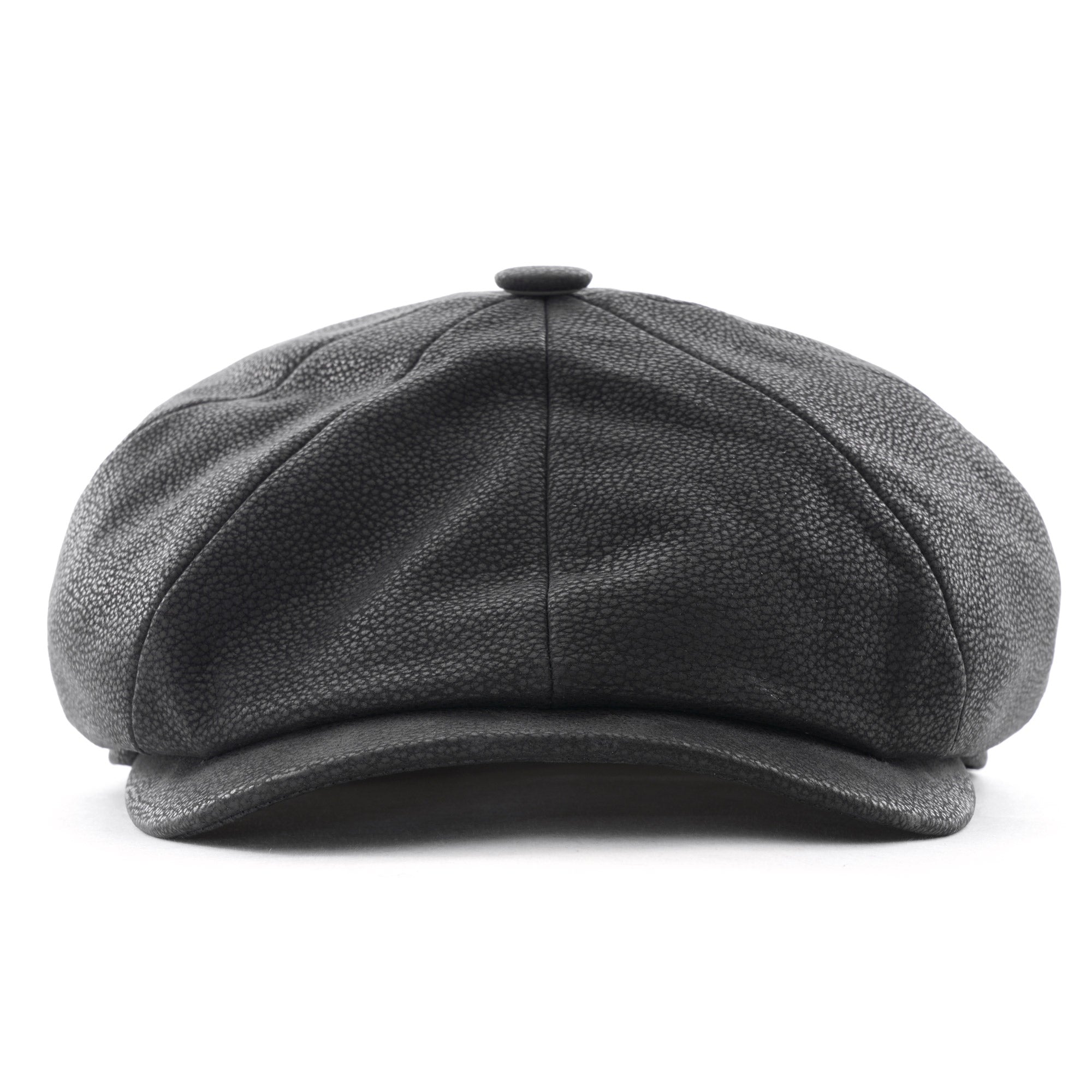 Stetson Hats Hatteras Chevrette Leather Cap - Black