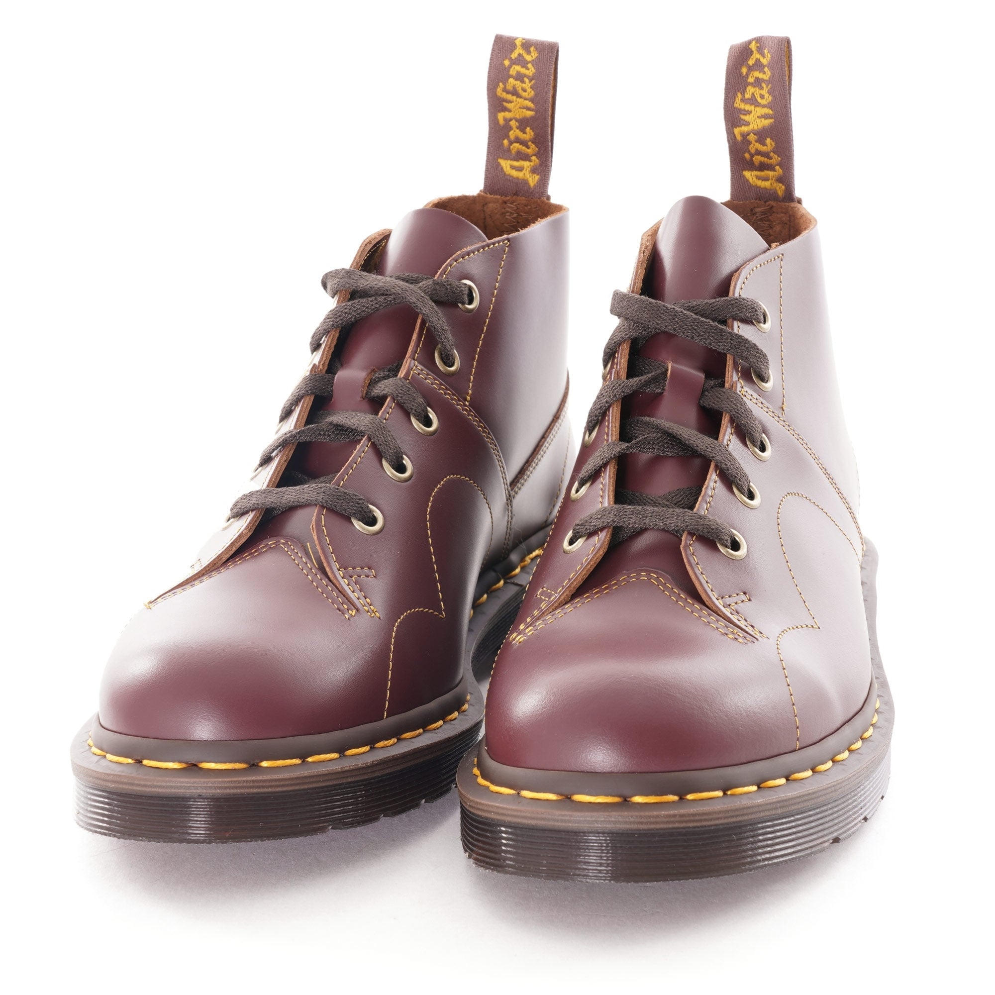 Church Leather Monkey Boots - Oxblood