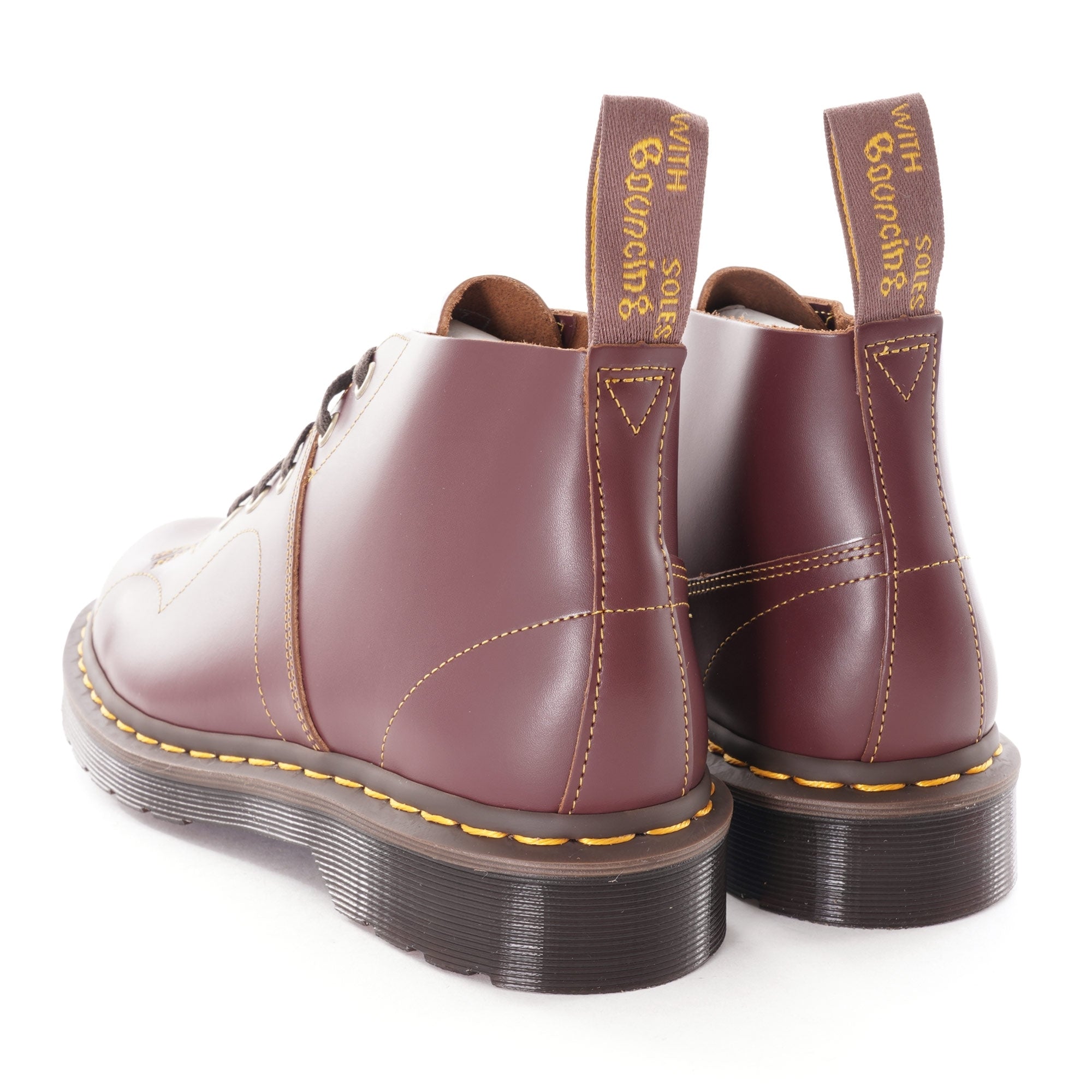 Church Leather Monkey Boots - Oxblood