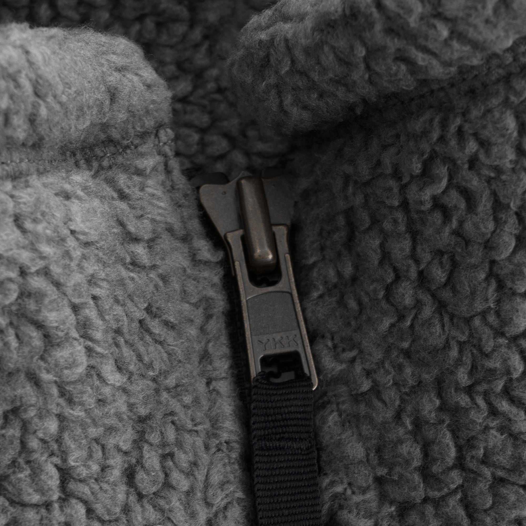 Sherpa Fleece Jacket - Charcoal