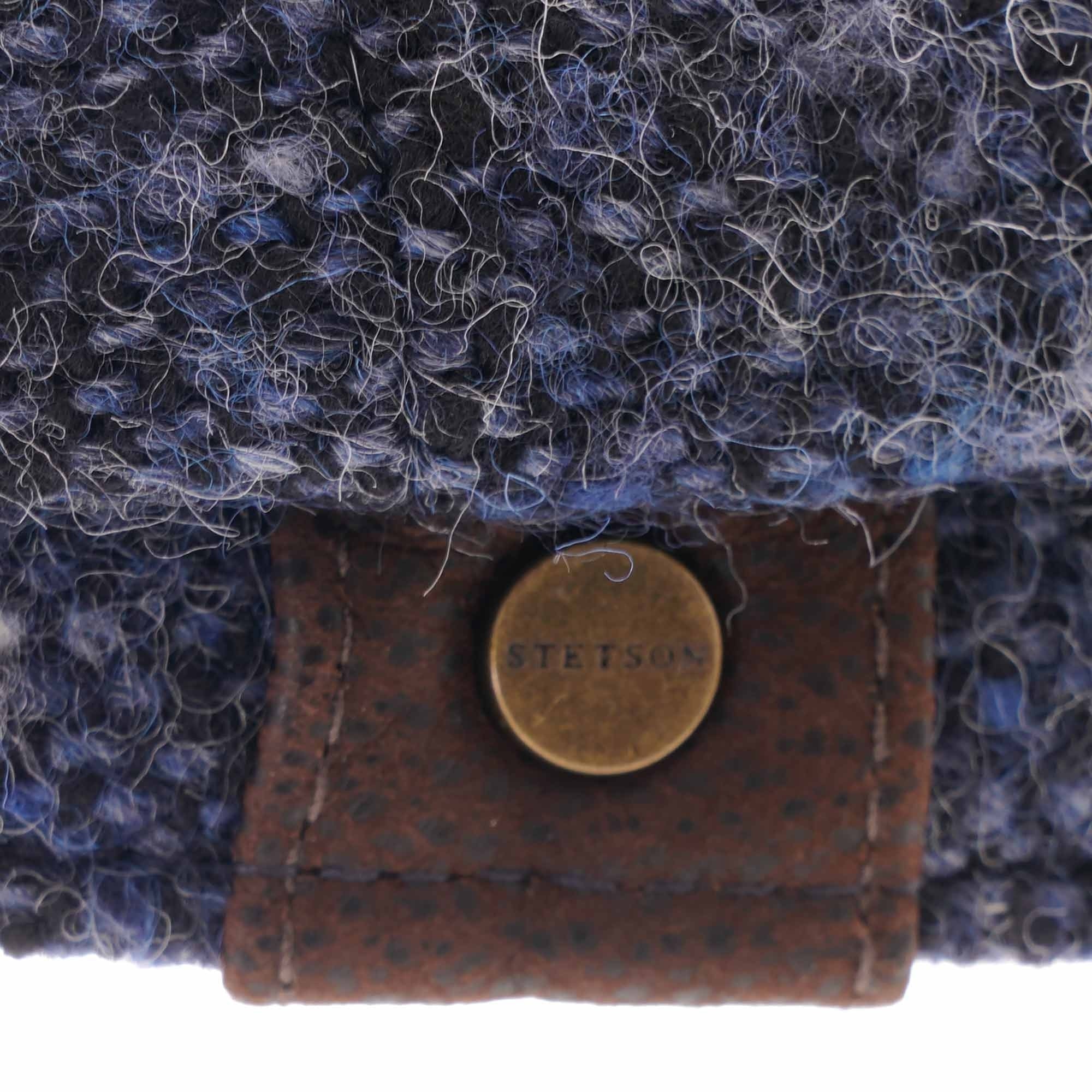 Stetson Hats Hatteras Donegal Tweed Cap - Blue