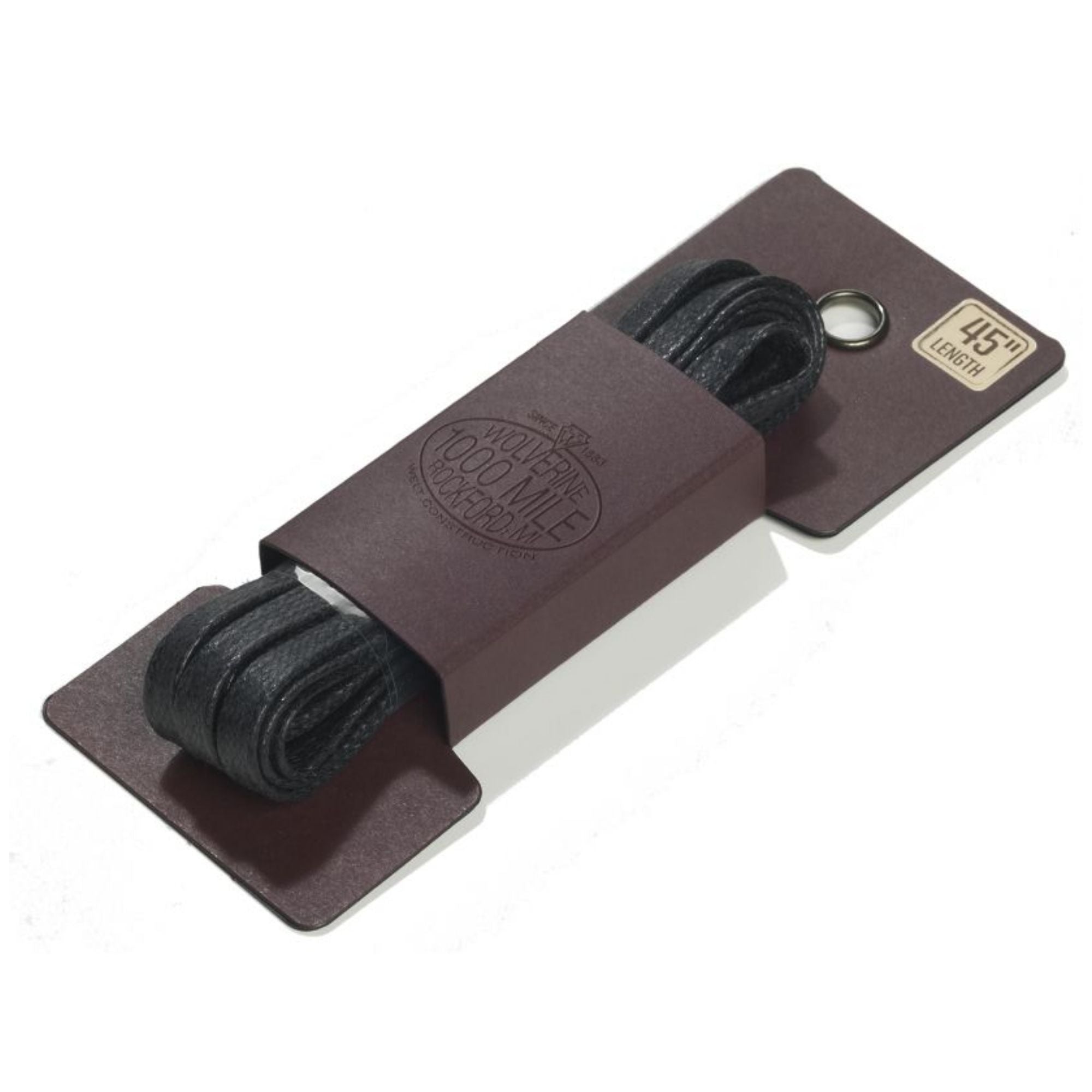 1000 Mile 1/4" Flat Shoelaces - Black