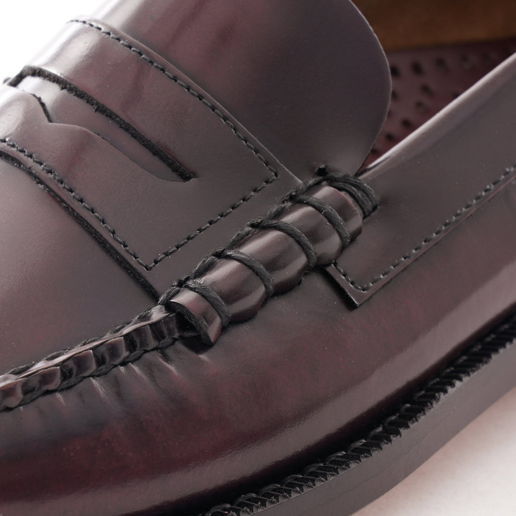 Classic Dan Leather Loafers - Burgundy