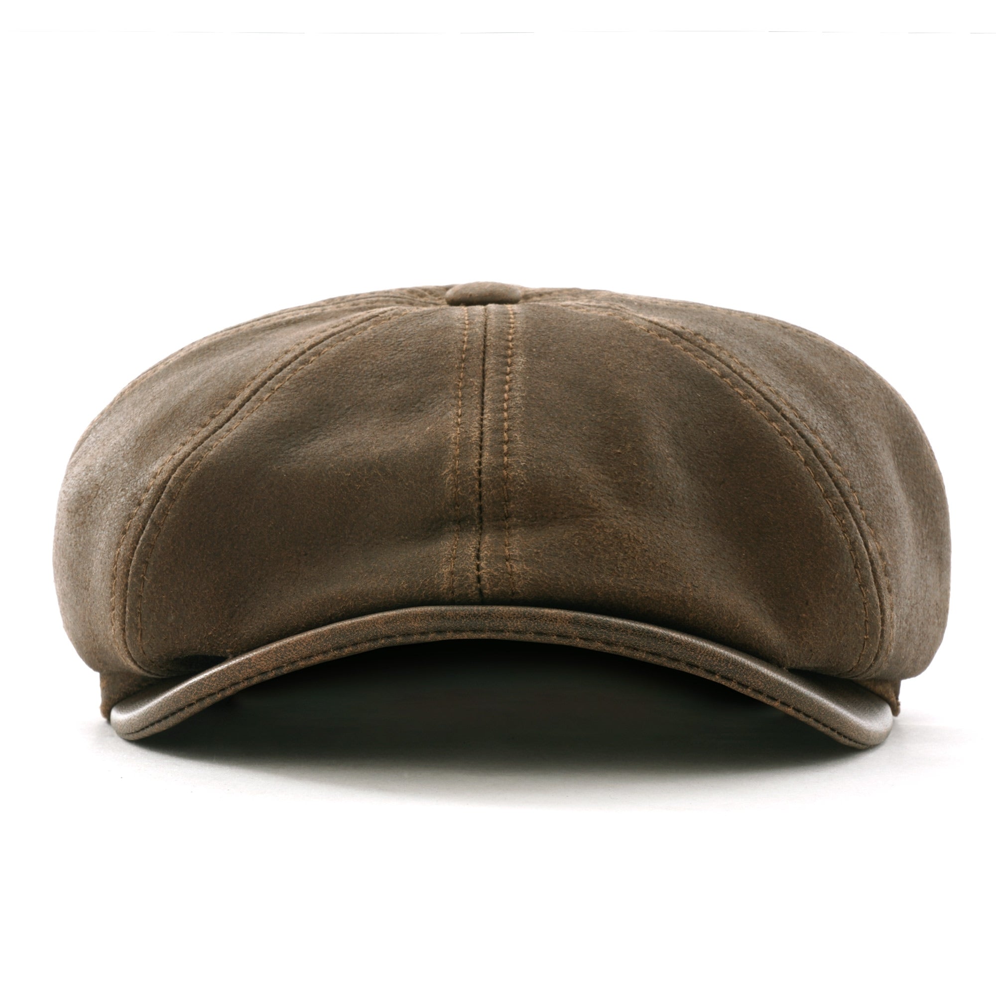 Stetson Hats Hatteras Lamb Nappa Cap - Brown