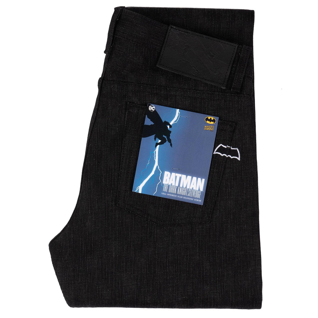 Easy Guy Dark Knight Selvedge Jeans - Black/Grey