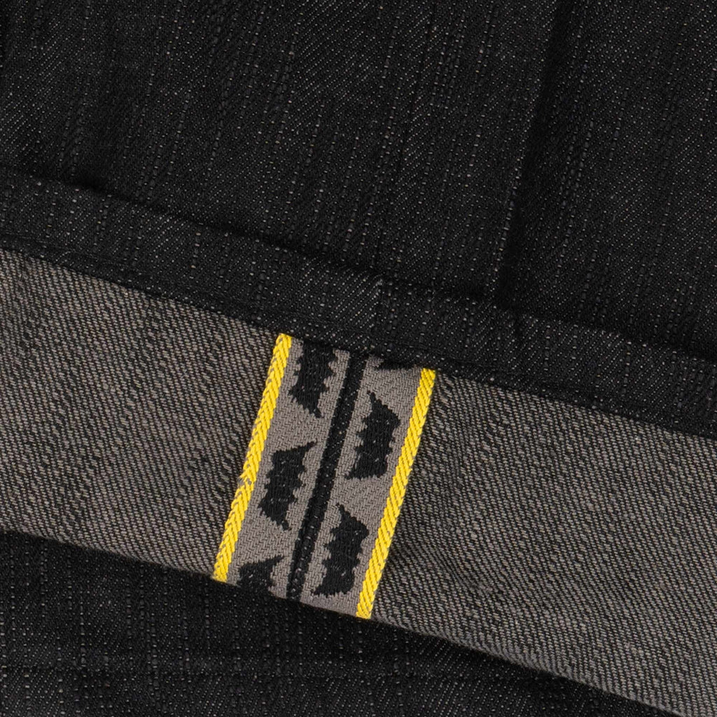 Easy Guy Dark Knight Selvedge Jeans - Black/Grey