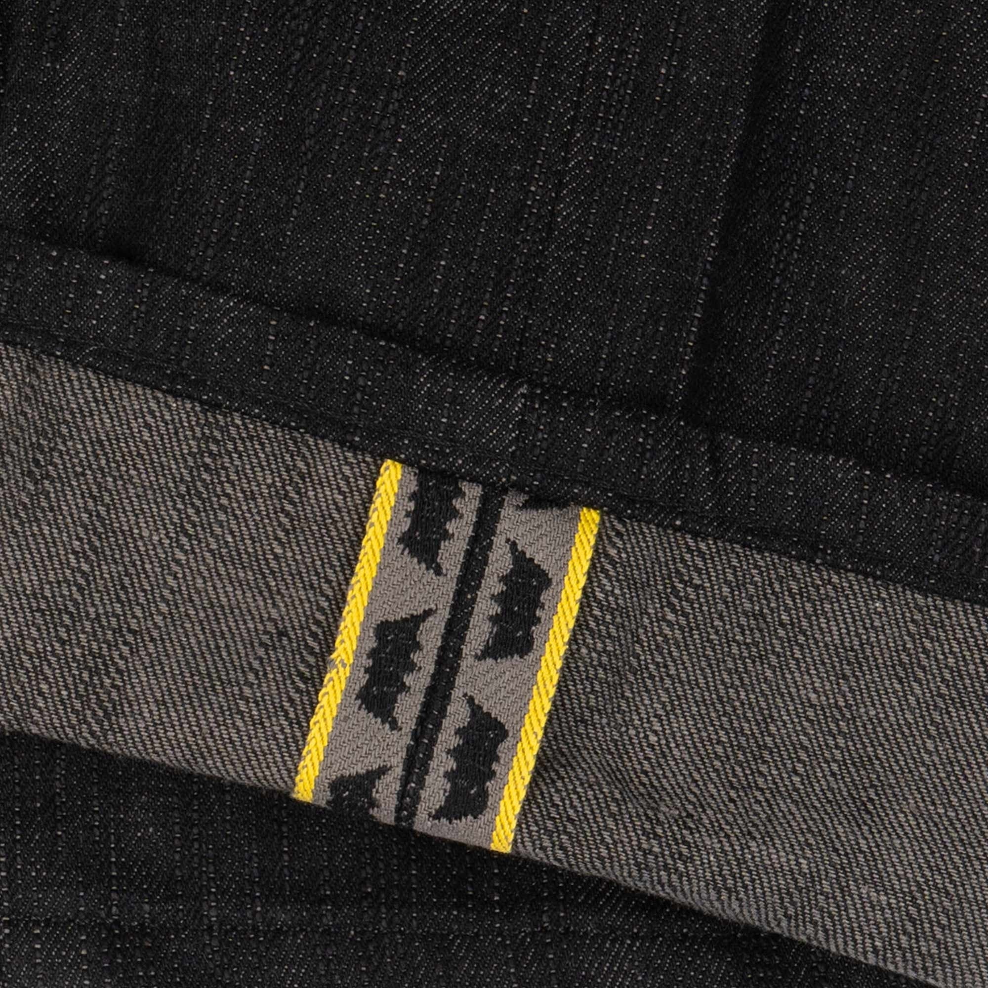 Easy Guy Dark Knight Selvedge Jeans - Black/Grey