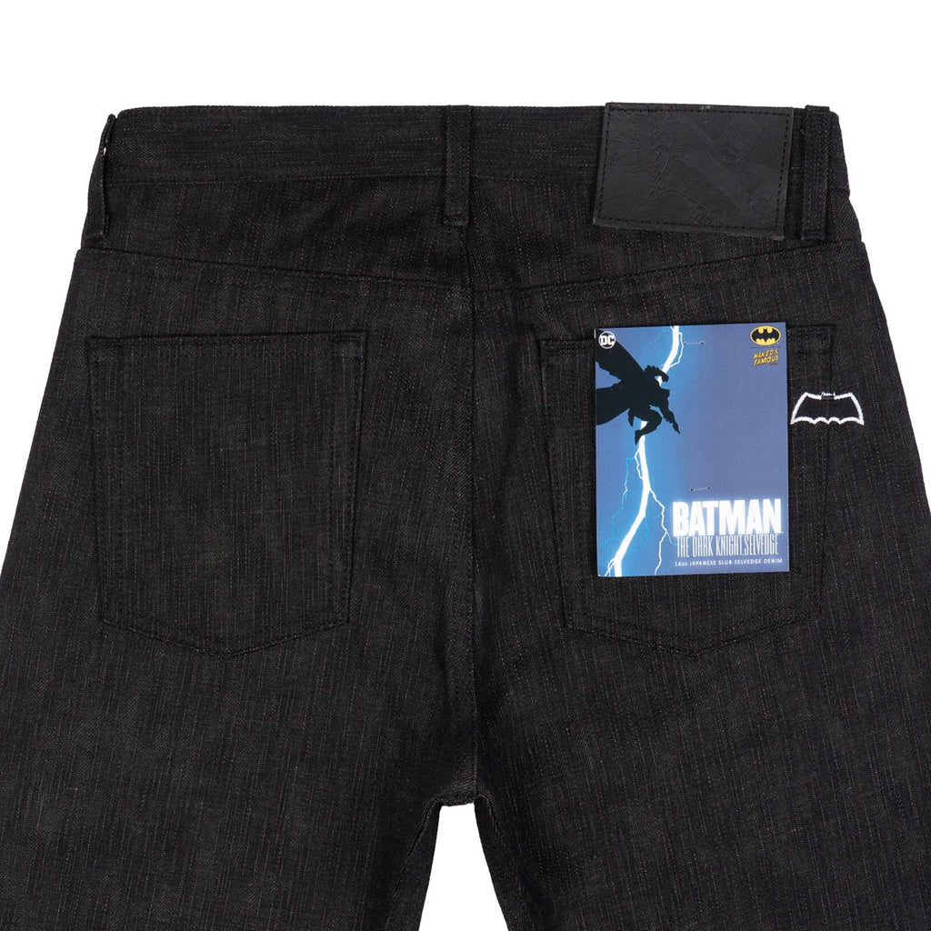 Weird Guy Dark Knight Selvedge Jeans - Black/Grey
