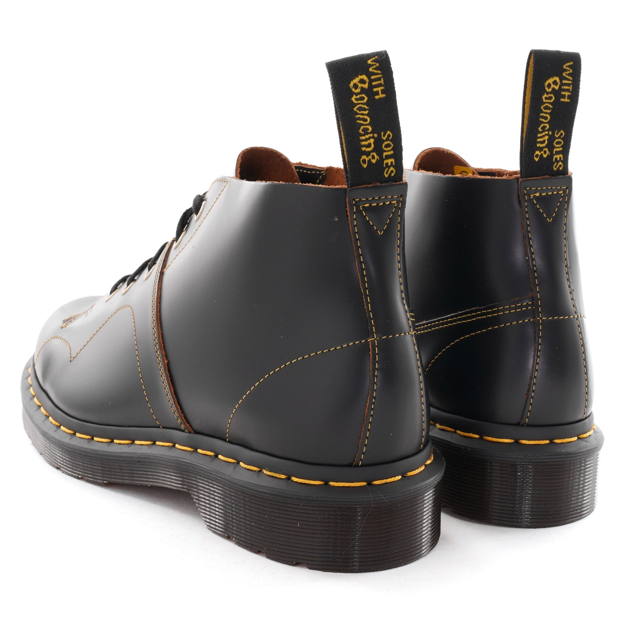 Dr Marten Made In England Church Leather Monkey Boots | Black