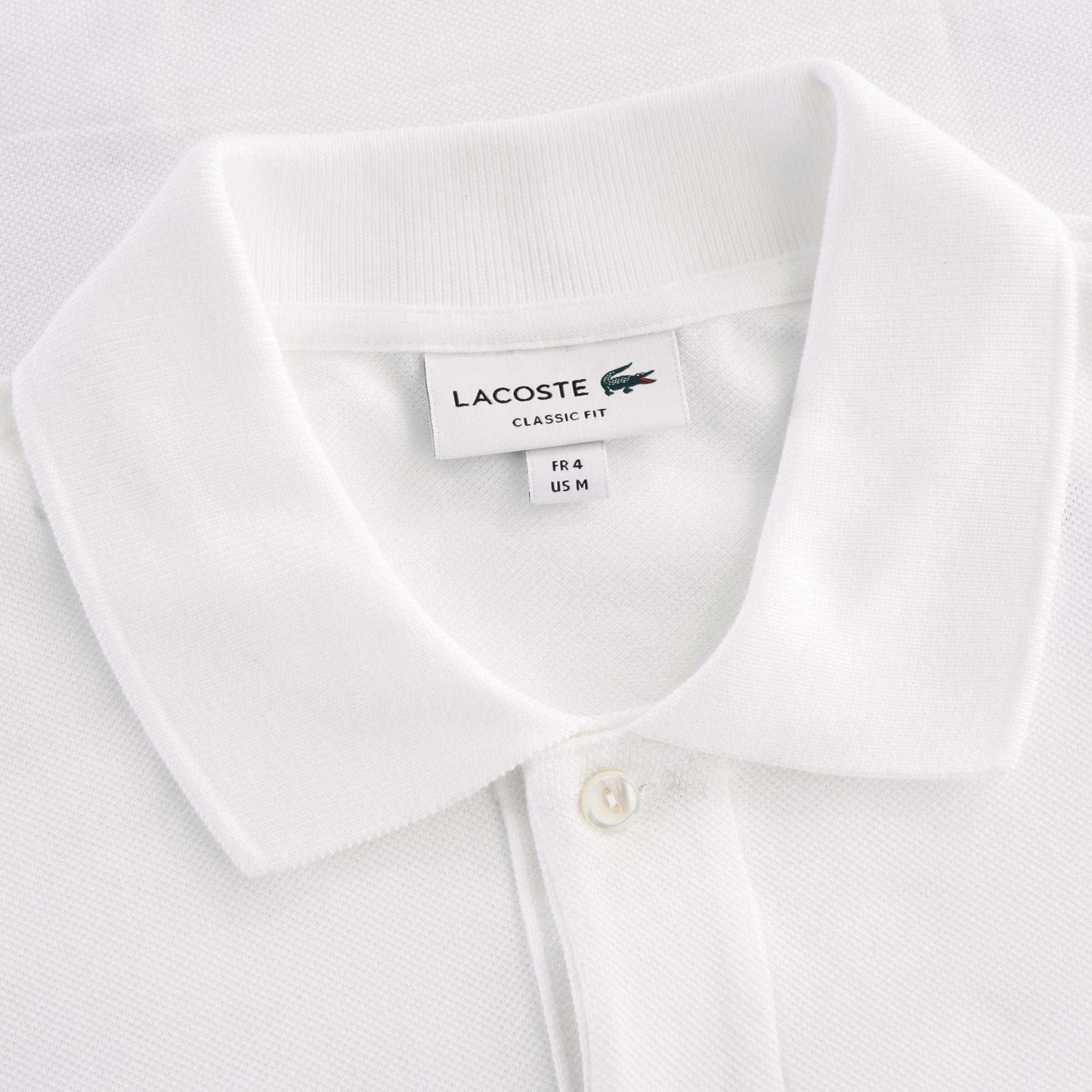 Classic Pique Polo Shirt - White