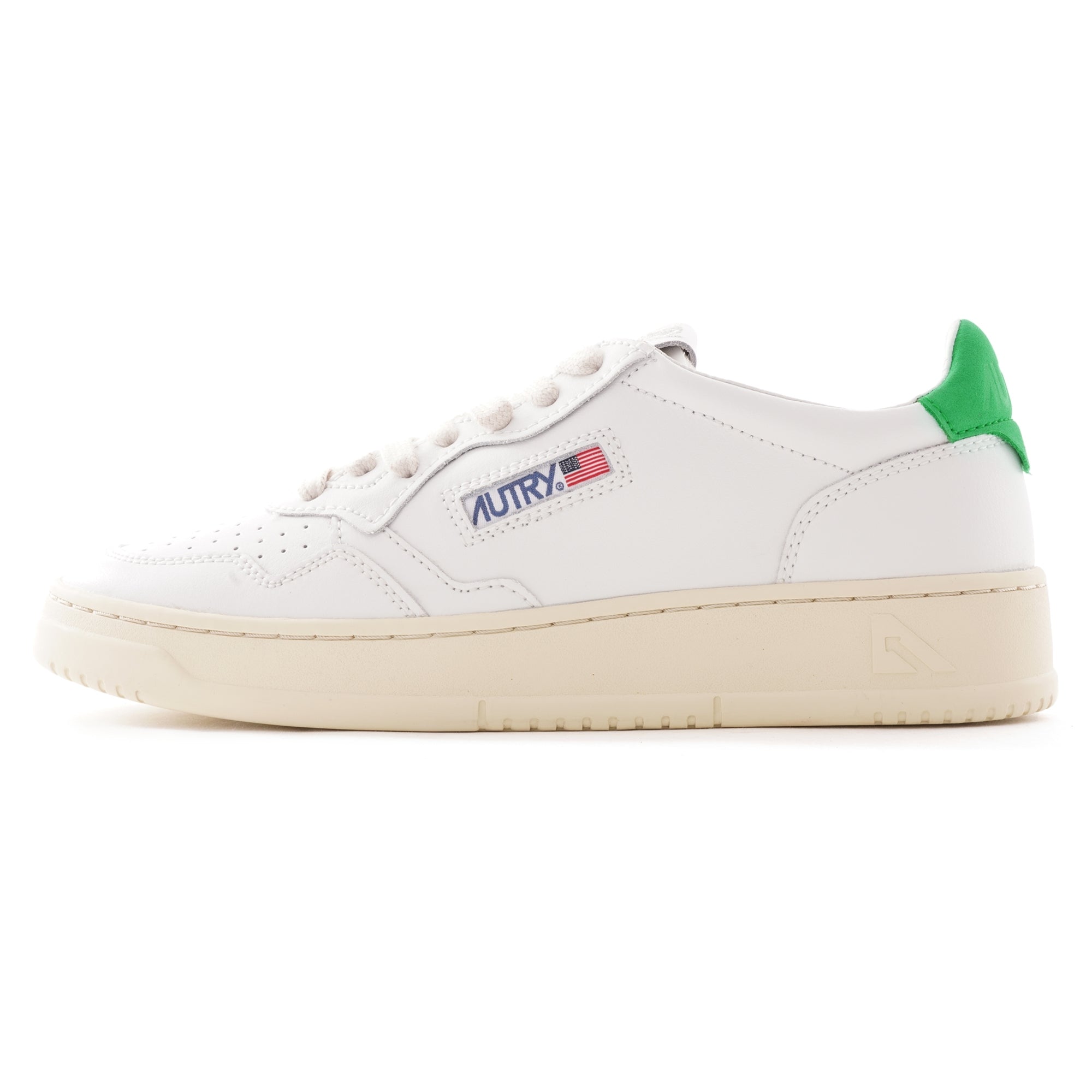 Action Shoes Low Leather - White/Amazon