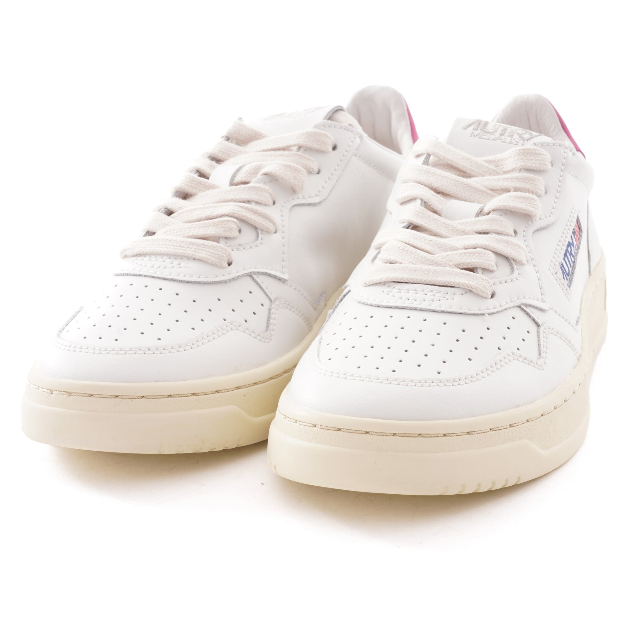 Action Shoes Low Leather - White/Camellia