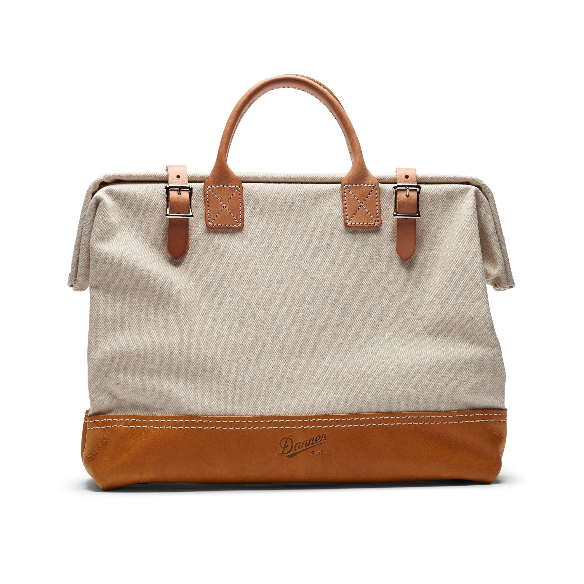 Canvas Leather Tool Bag - Natural